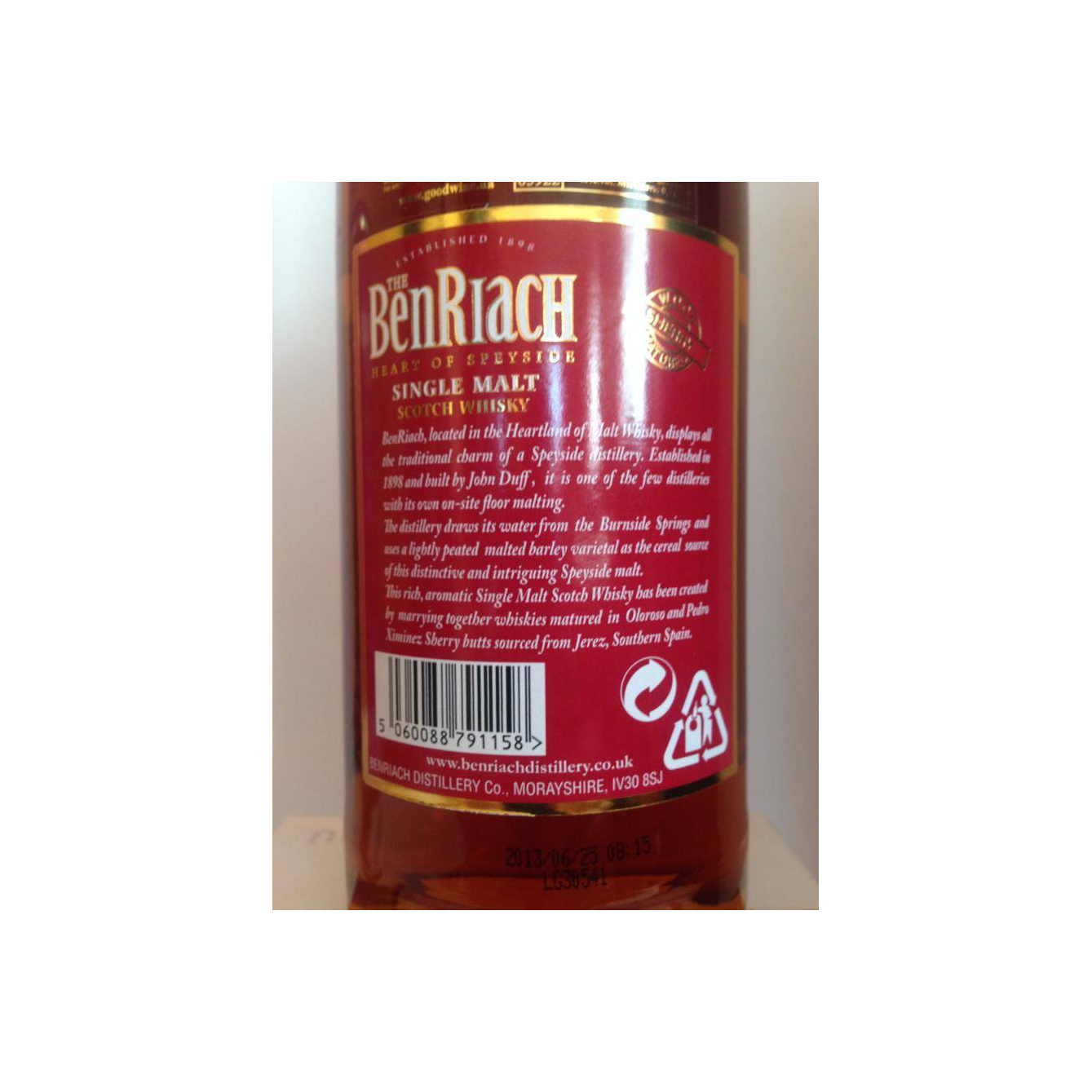 BenRiach 12 Years Single Malt Whisky 3