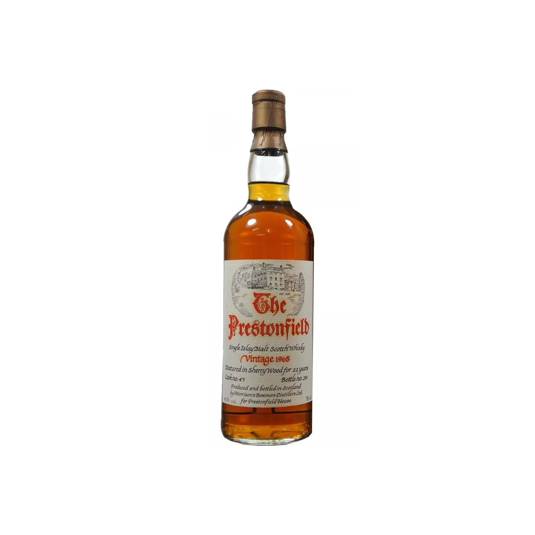 Bowmore 1965 22 Years Single Malt Whisky