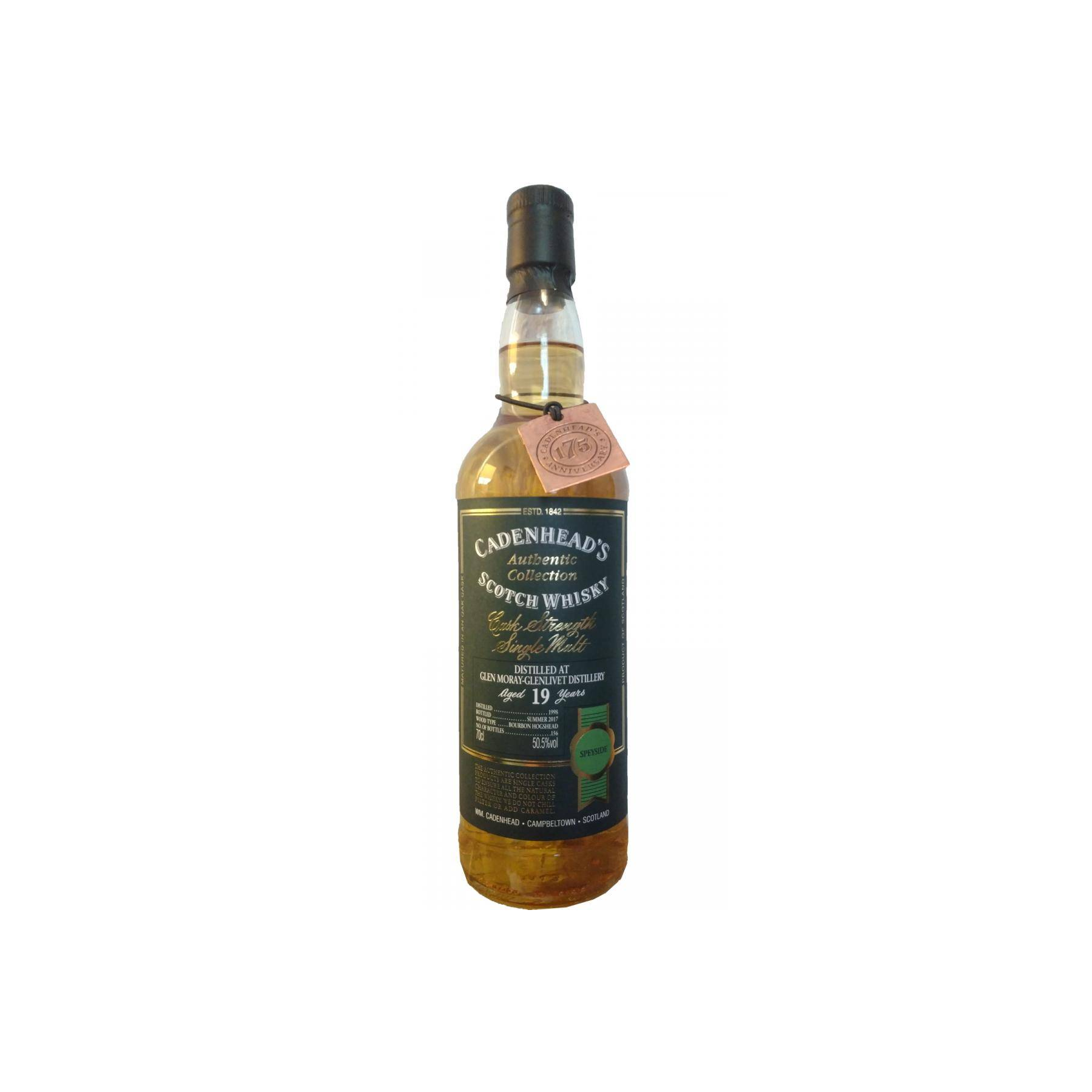Glen Moray Authentic Collection 1998 19 Years Single Malt Whisky