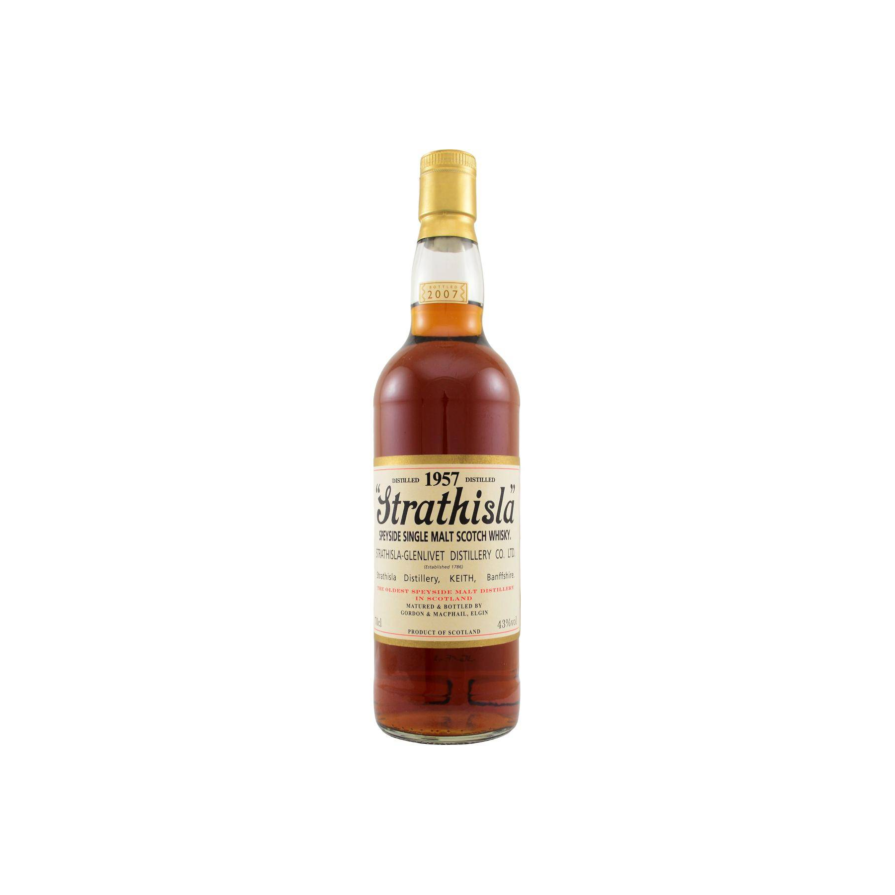 Strathisla Licensed Bottling 1957 49 Years Single Malt Whisky