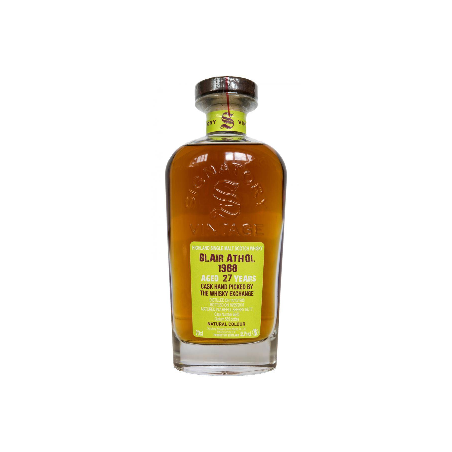 Blair Athol Cask Strength Collection 1988 27 Years Single Malt Whisky