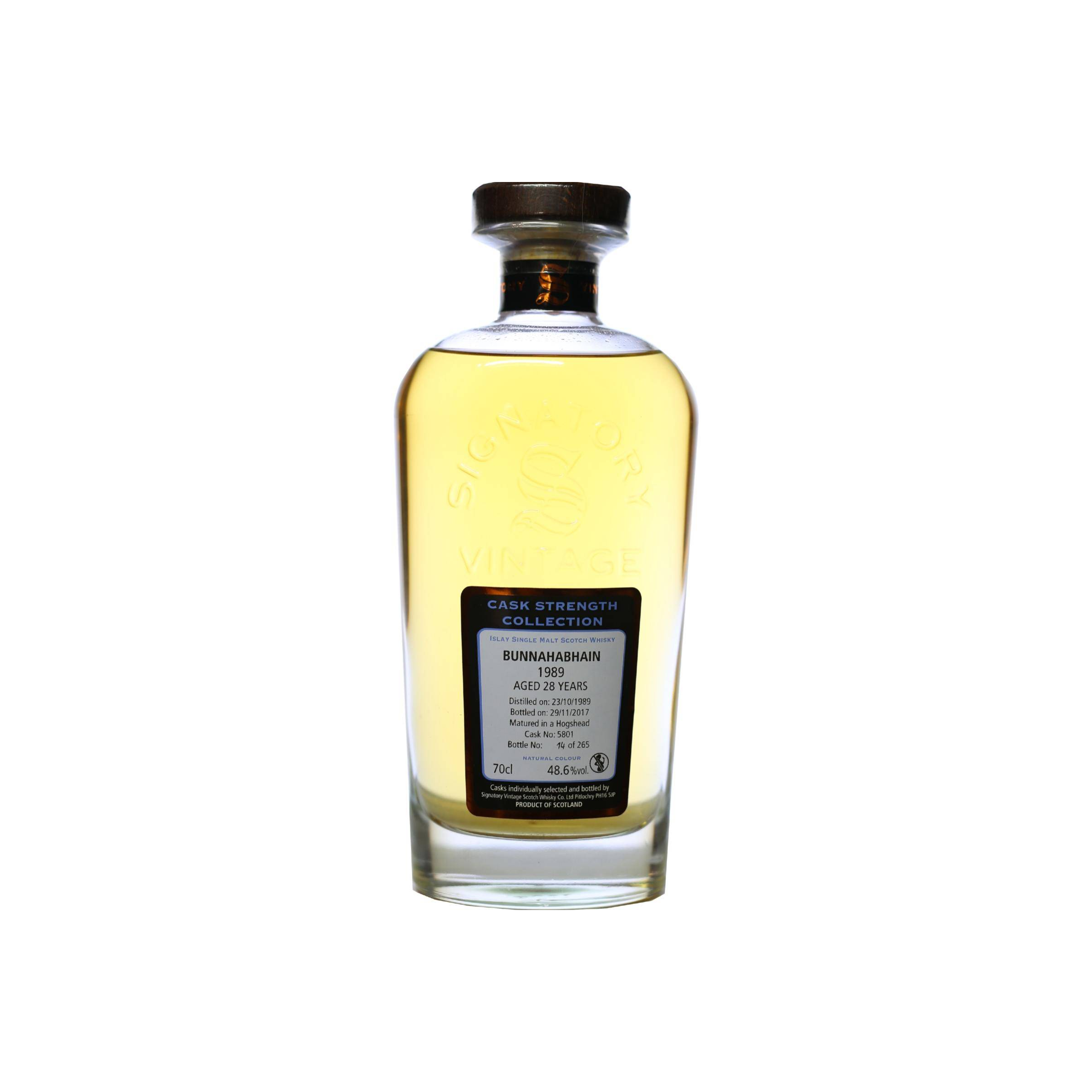 Bunnahabhain Cask Strength Collection 1989 28 Years Single Malt Whisky
