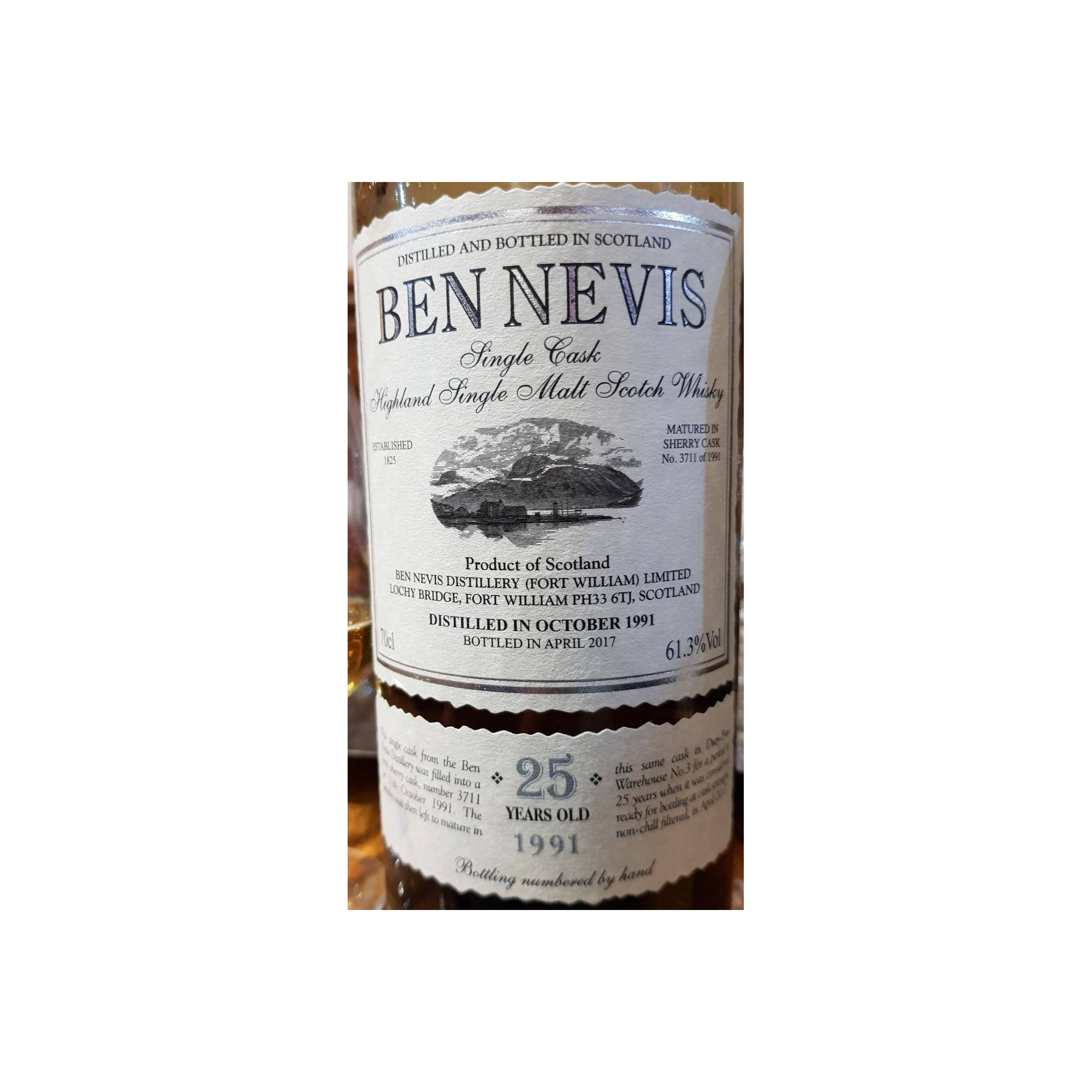 Ben Nevis Single Cask 1991 25 Years Single Malt Whisky 2