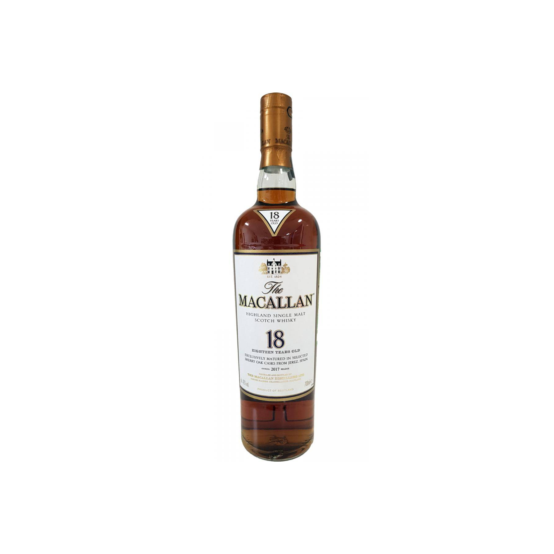 The Macallan Sherry Cask 18 Years Single Malt Whisky