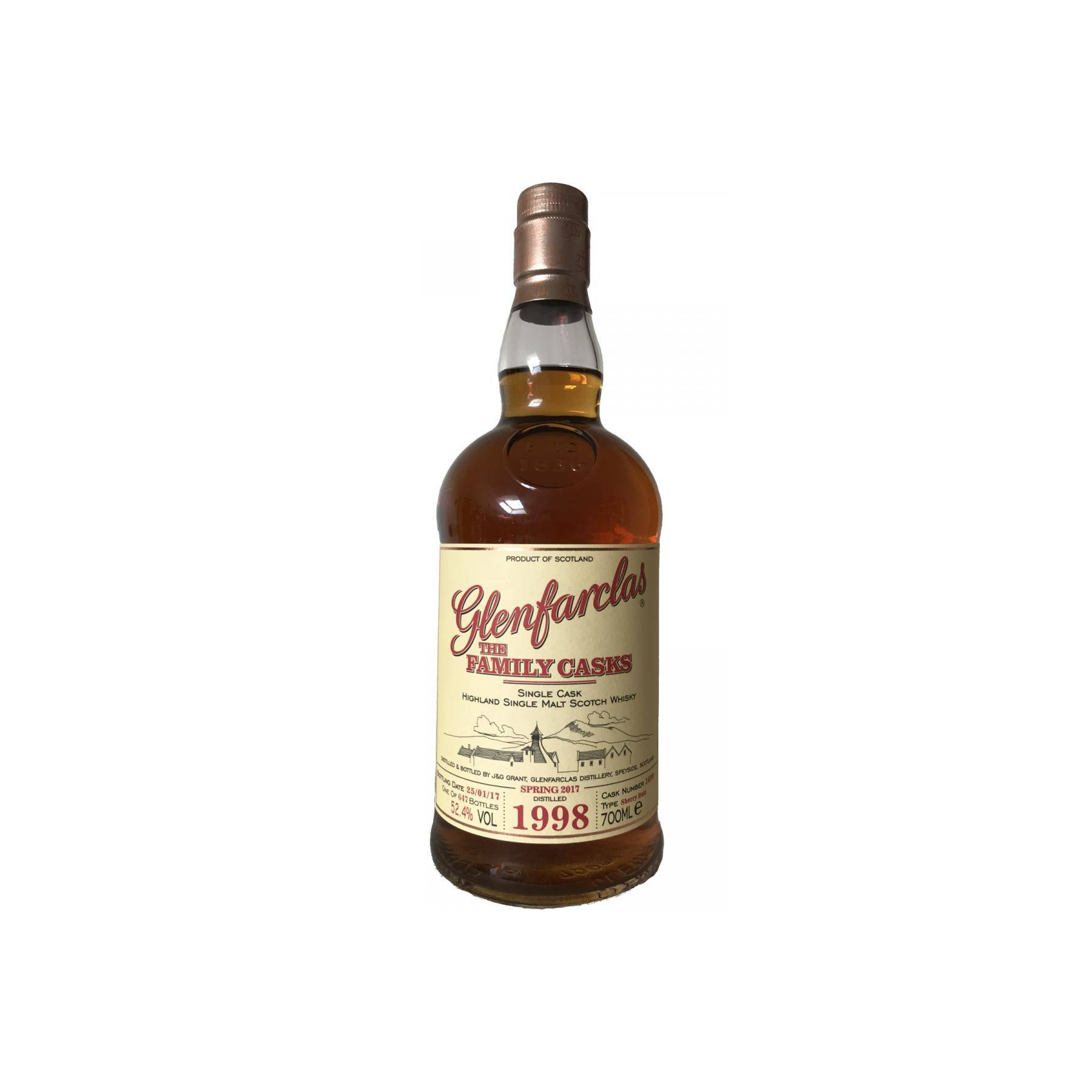 Glenfarclas 1998 18 Years Single Malt Whisky