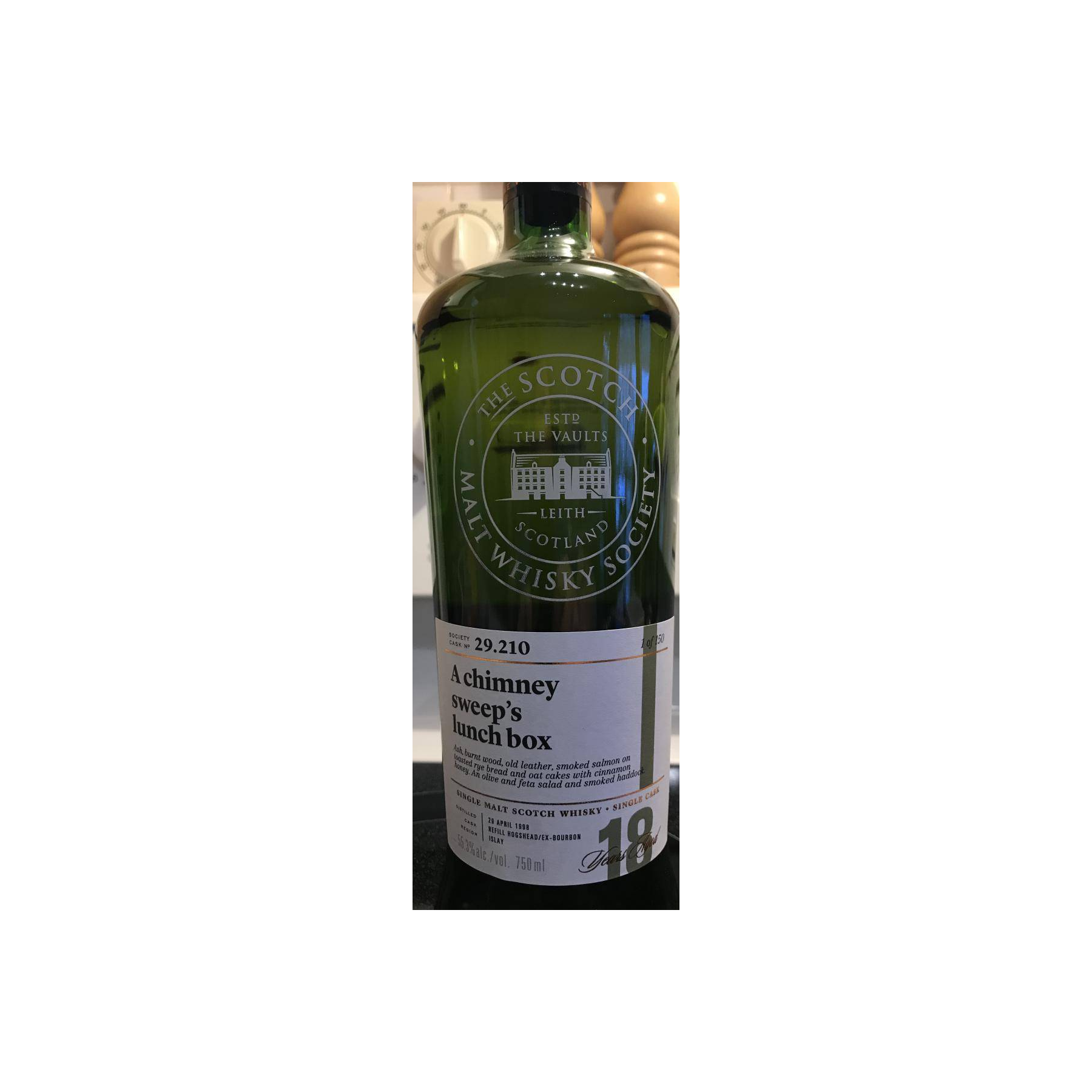 The Scotch Malt Whisky Society 1998 18 Years Single Malt Whisky