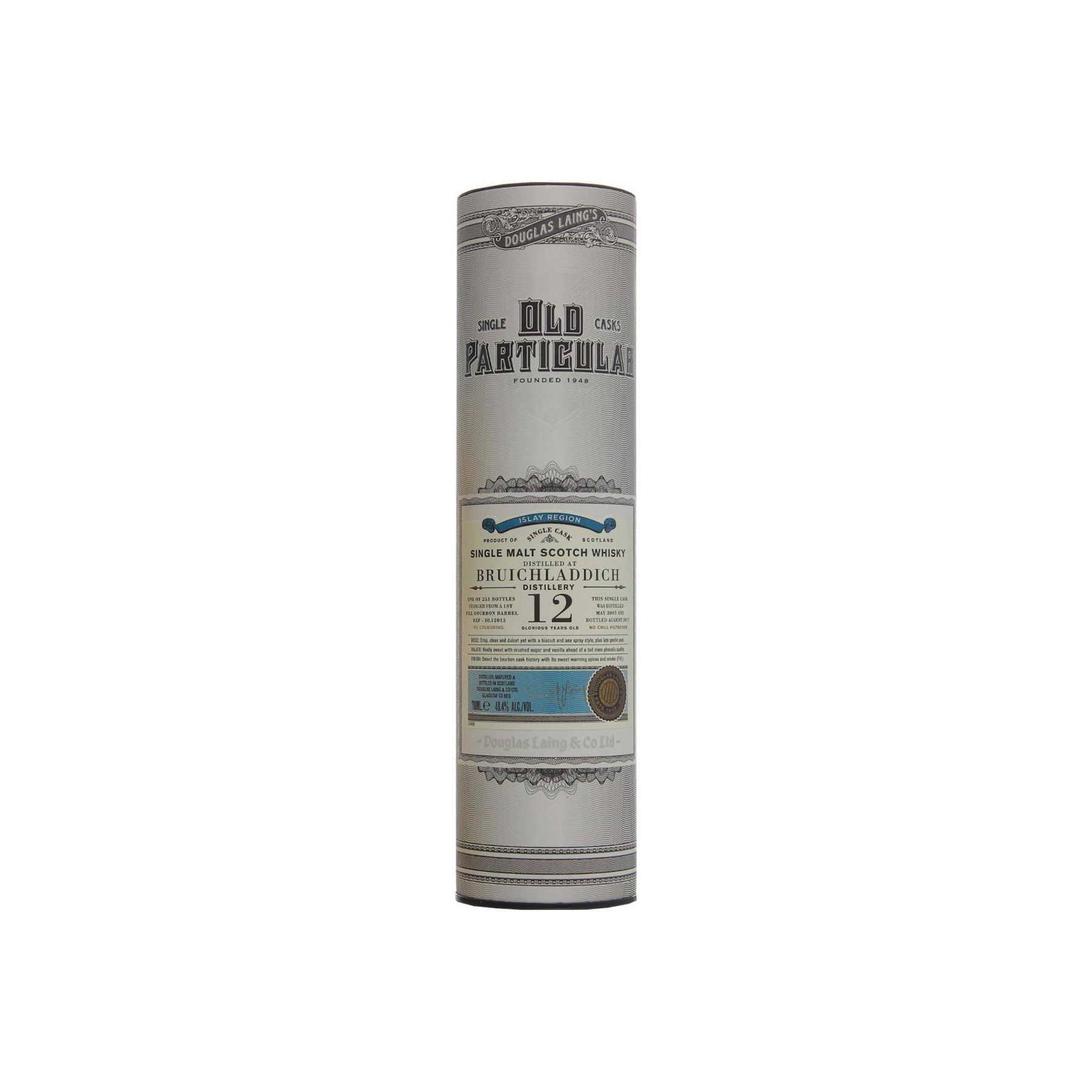 Bruichladdich Old Particular 2005 12 Years Single Malt Whisky 2