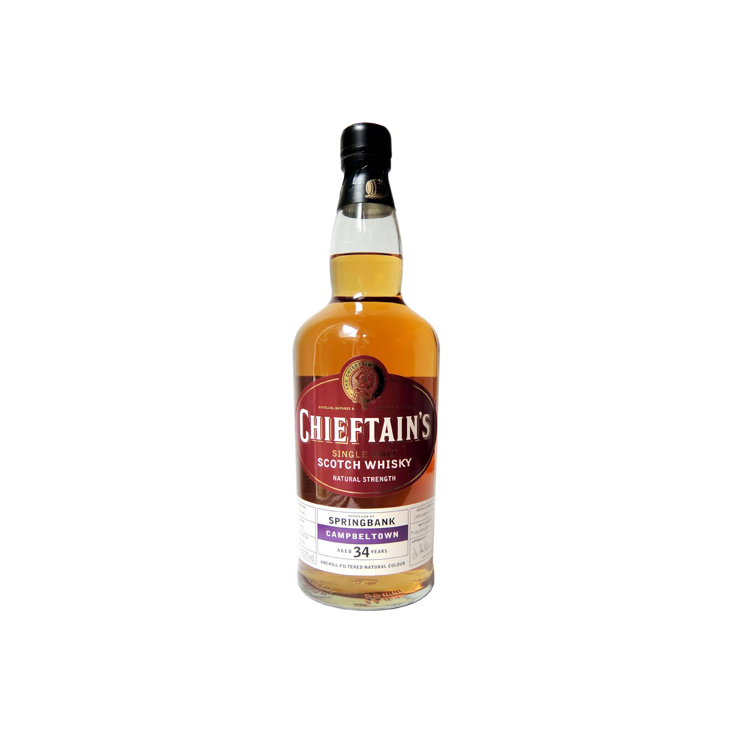 Springbank 1969 34 Years Single Malt Whisky