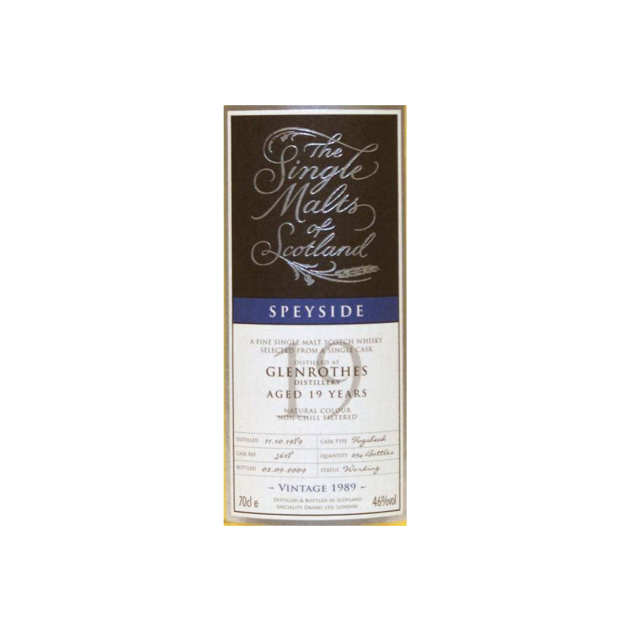 The Glenrothes The Single Malts of Scotland 1989 19 Years Single Malt Whisky 2