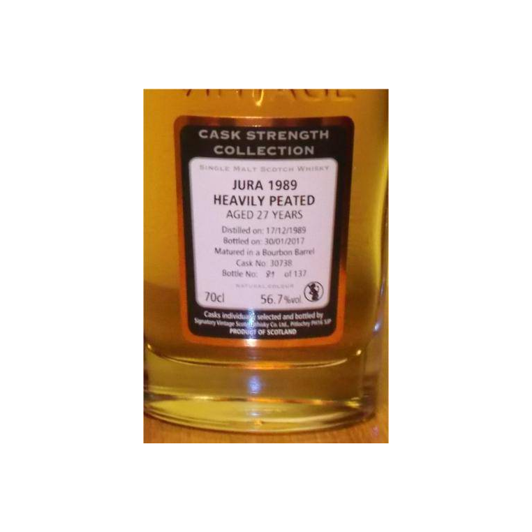 Jura Cask Strength Collection 1989 27 Years Single Malt Whisky 2
