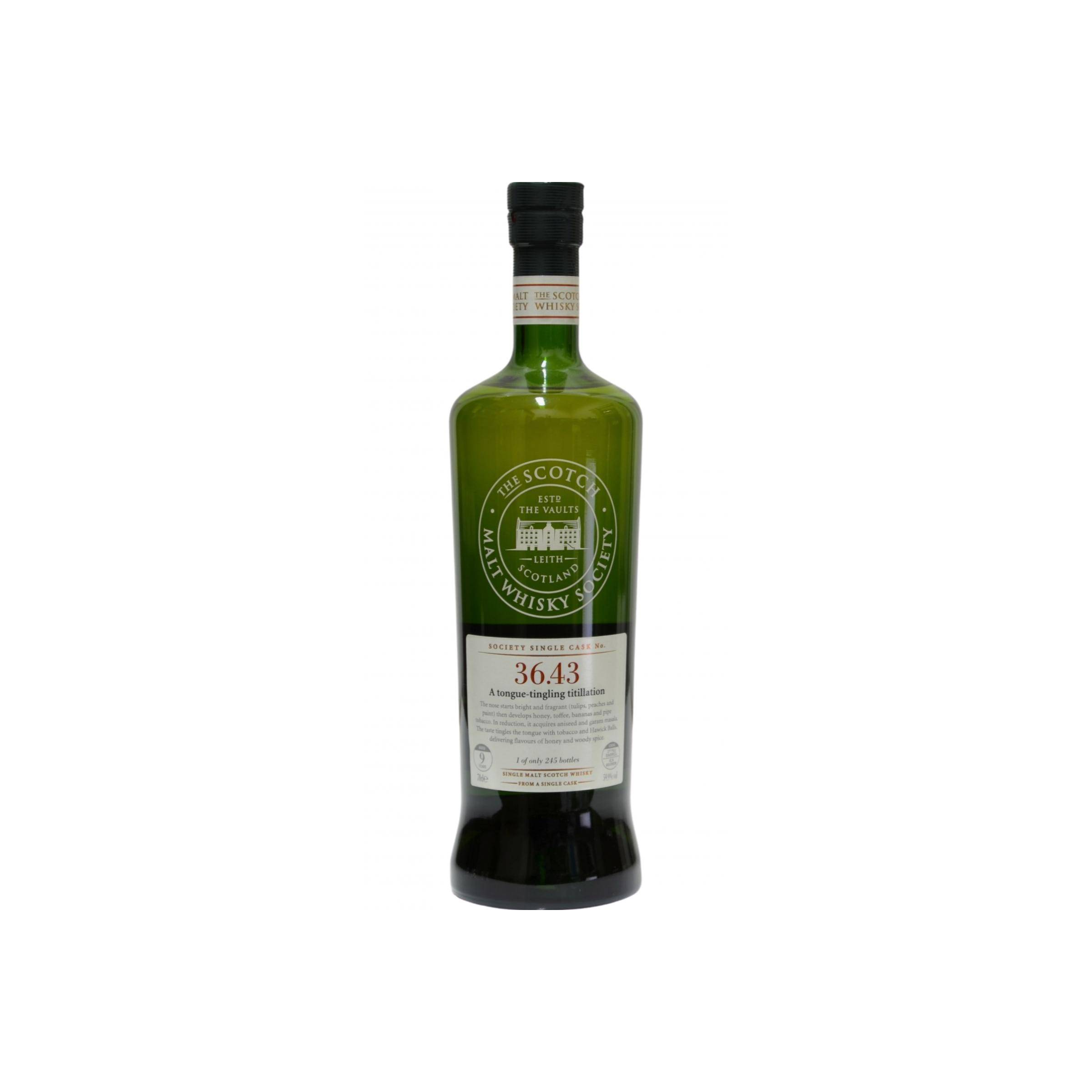 The Scotch Malt Whisky Society 1999 9 Years Single Malt Whisky