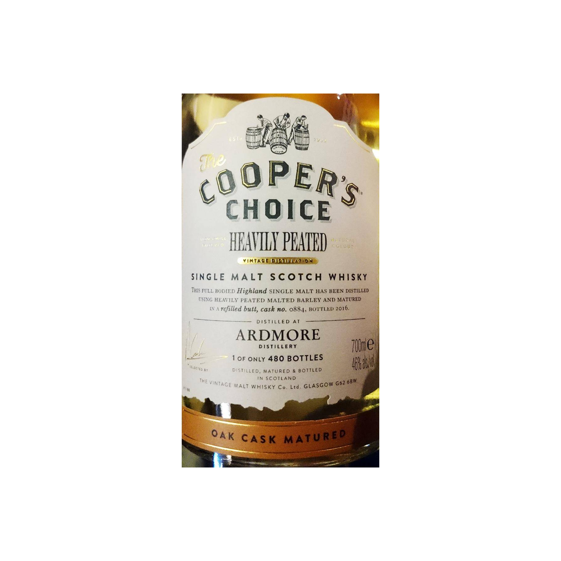 Ardmore The Cooper's Choice Single Malt Whisky
