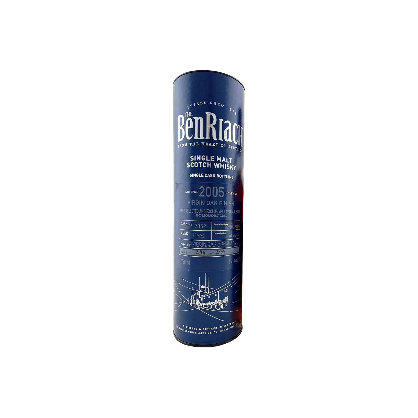 BenRiach Individual Cask Bottling 2005 11 Years Single Malt Whisky 3