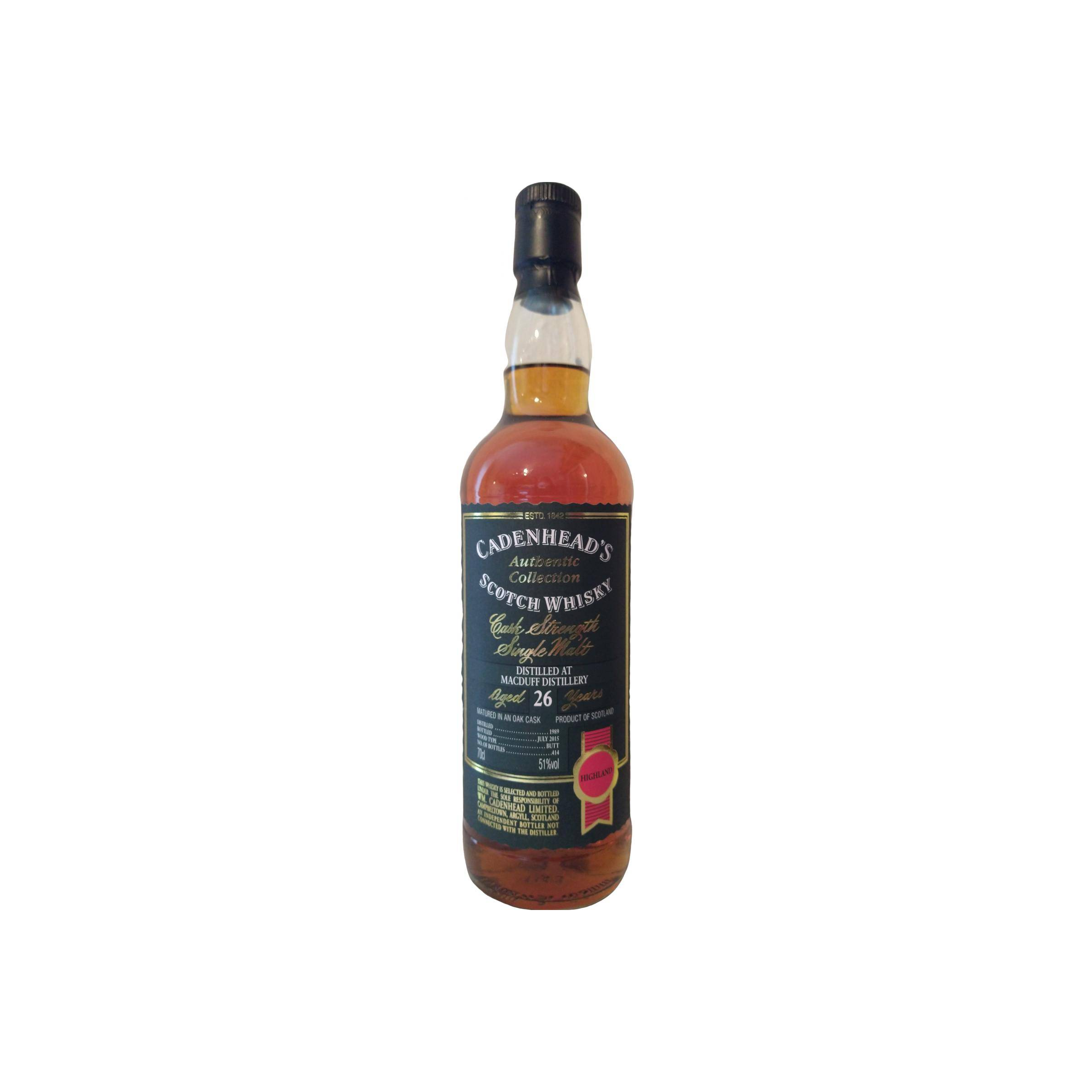 Macduff Authentic Collection 1989 26 Years Single Malt Whisky