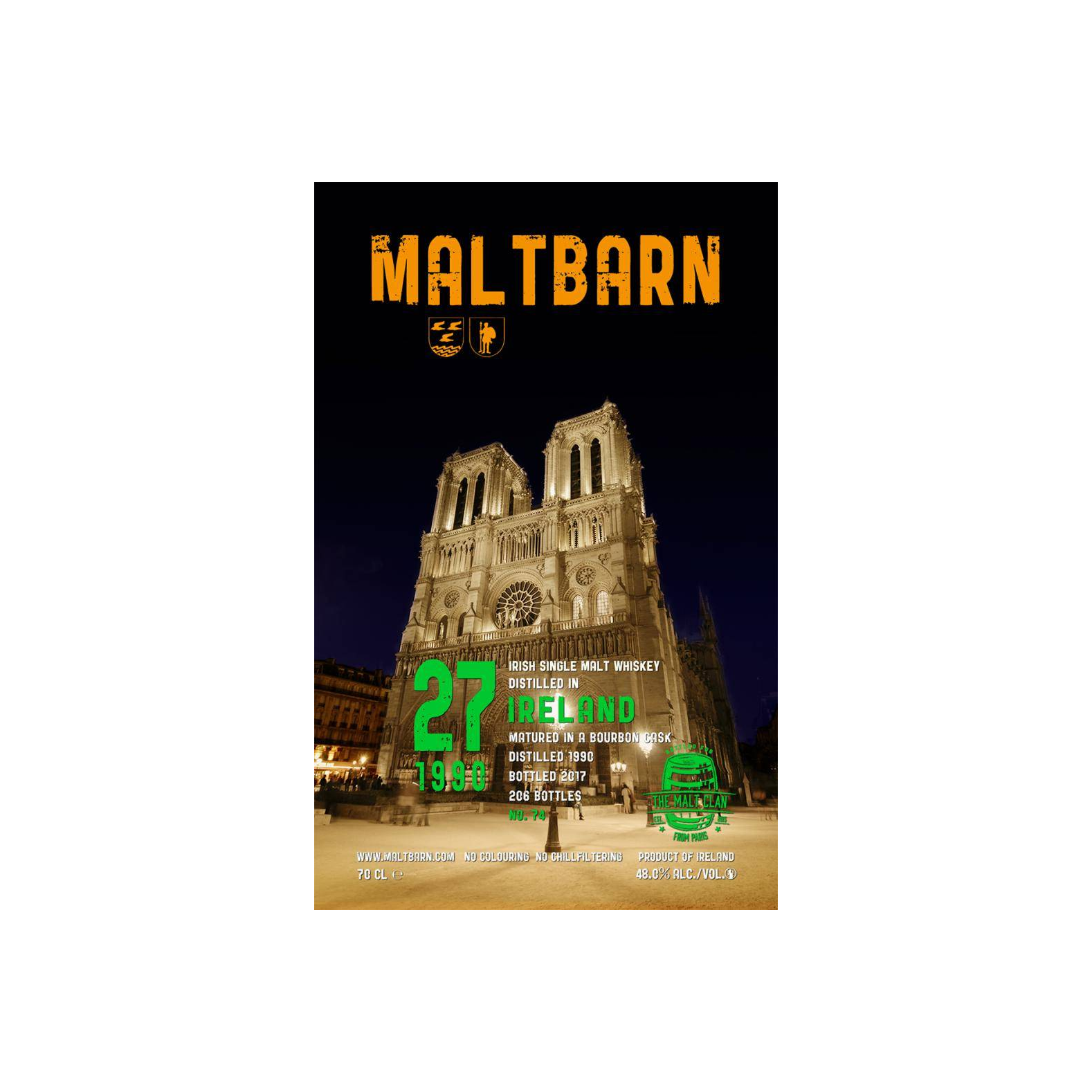 Maltbarn 1990 27 Years Single Malt Whisky