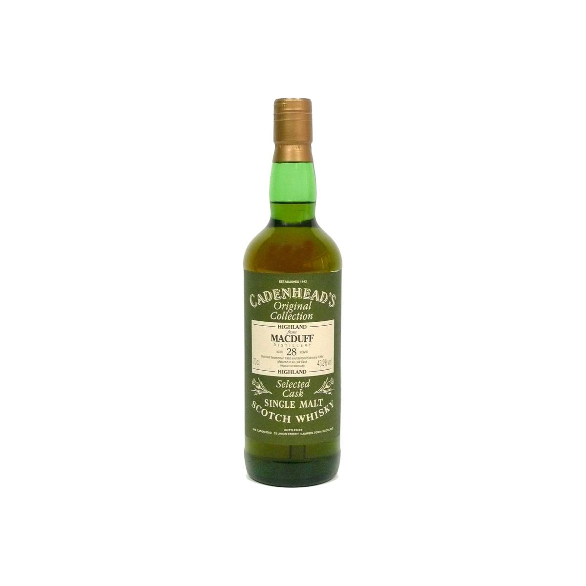 Macduff 1965 28 Years Single Malt Whisky