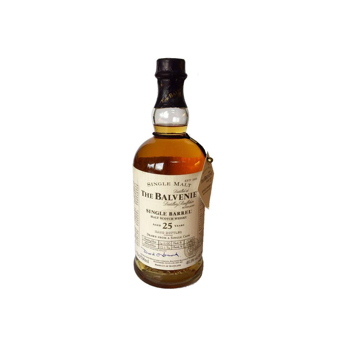 The Balvenie Single Cask 1974 25 Years Single Malt Whisky