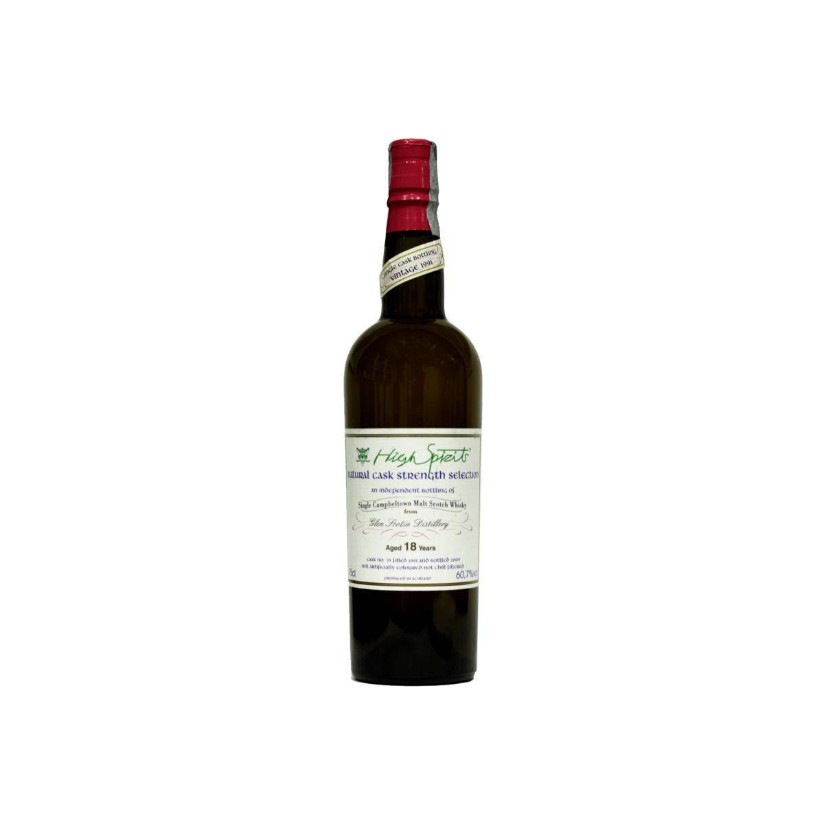 Glen Scotia 1991 18 Years Single Malt Whisky