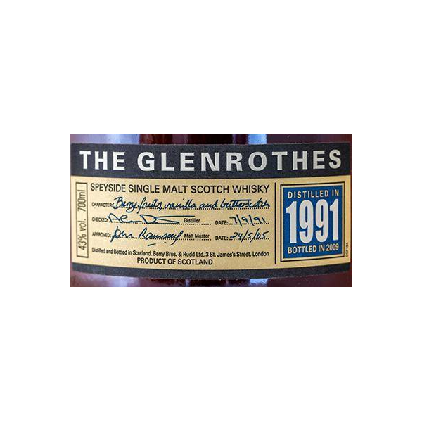 The Glenrothes 1991 18 Years Single Malt Whisky 2