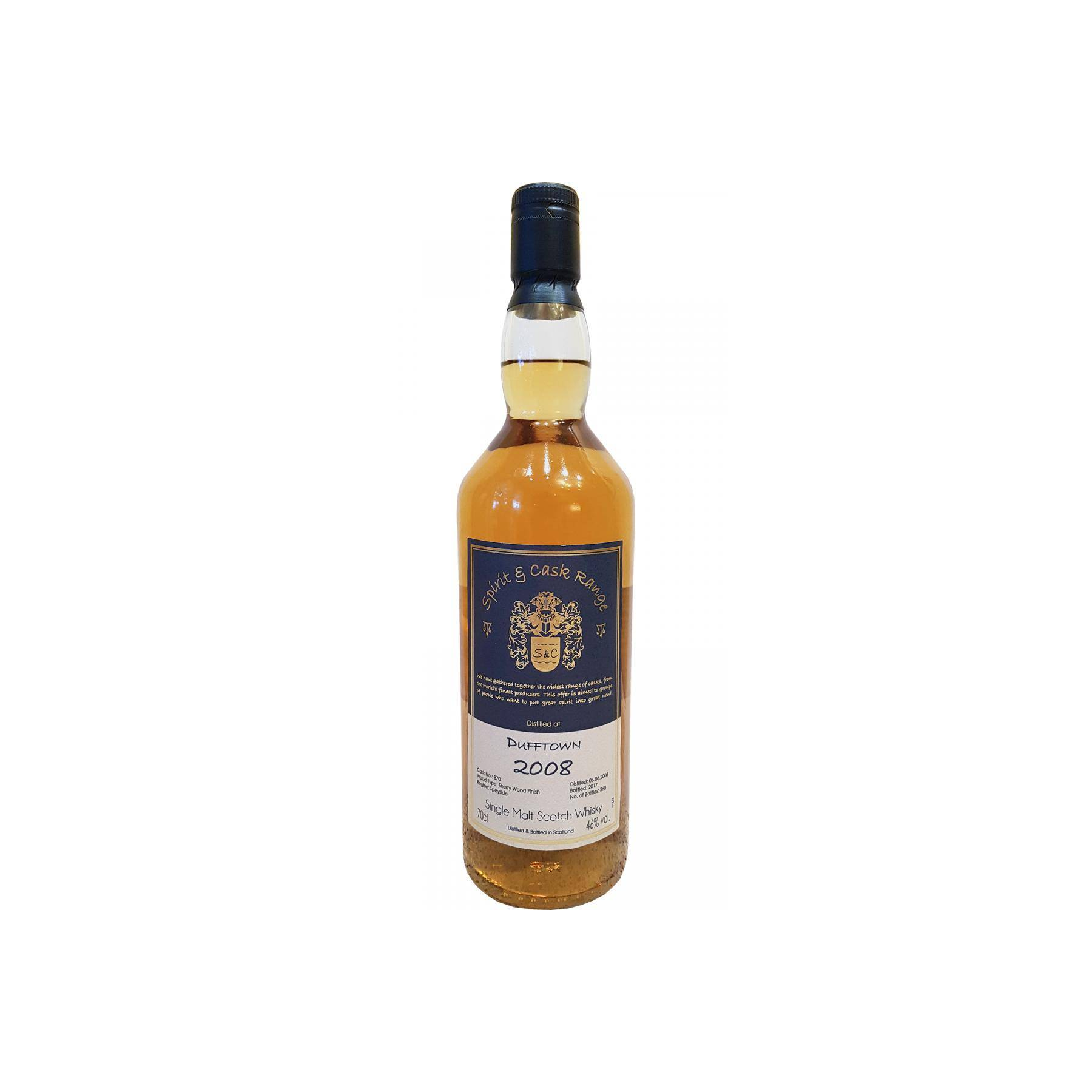 Dufftown 2008 9 Years Single Malt Whisky
