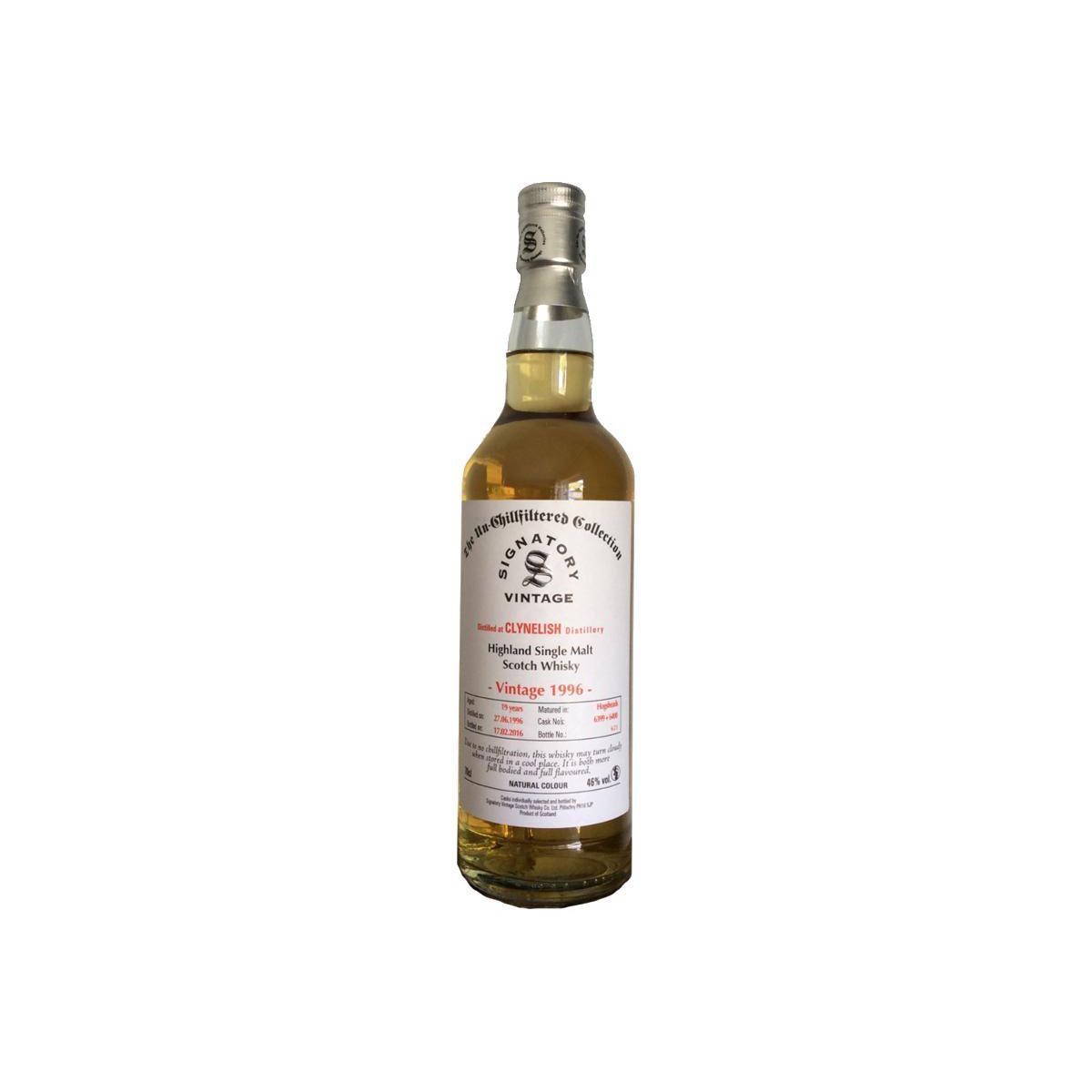 Clynelish The Un-Chillfiltered Collection 1996 19 Years Single Malt Whisky