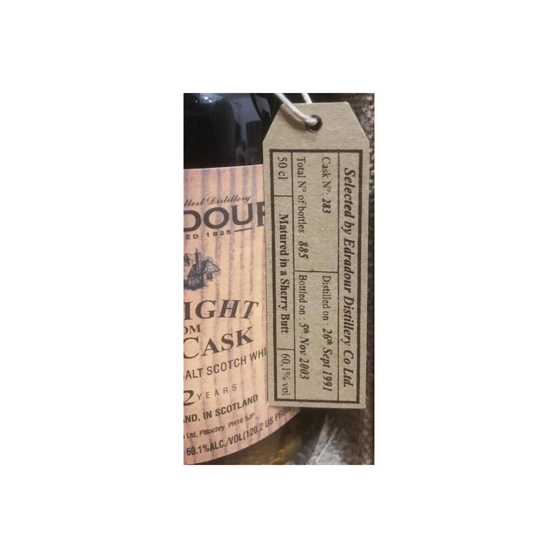 Edradour 1991 12 Years Single Malt Whisky