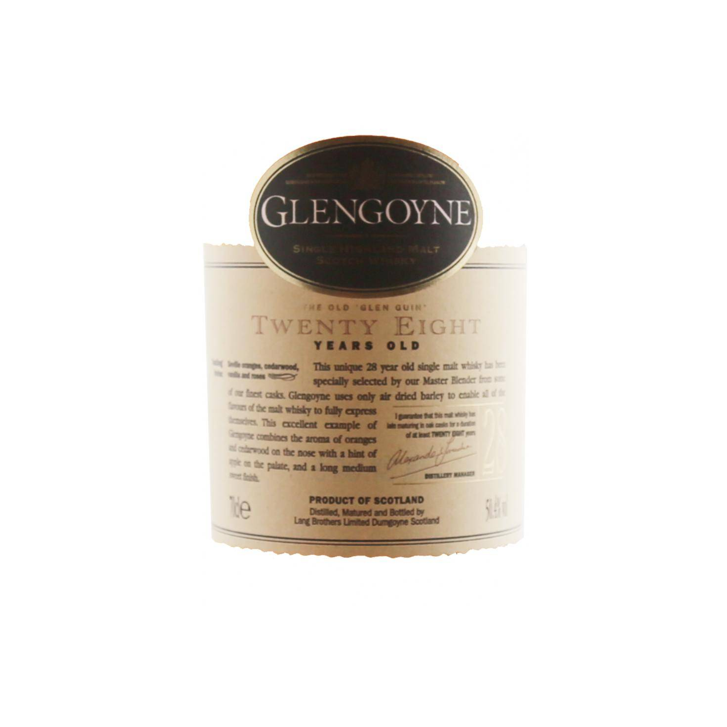 Glengoyne 28 Years Single Malt Whisky 3