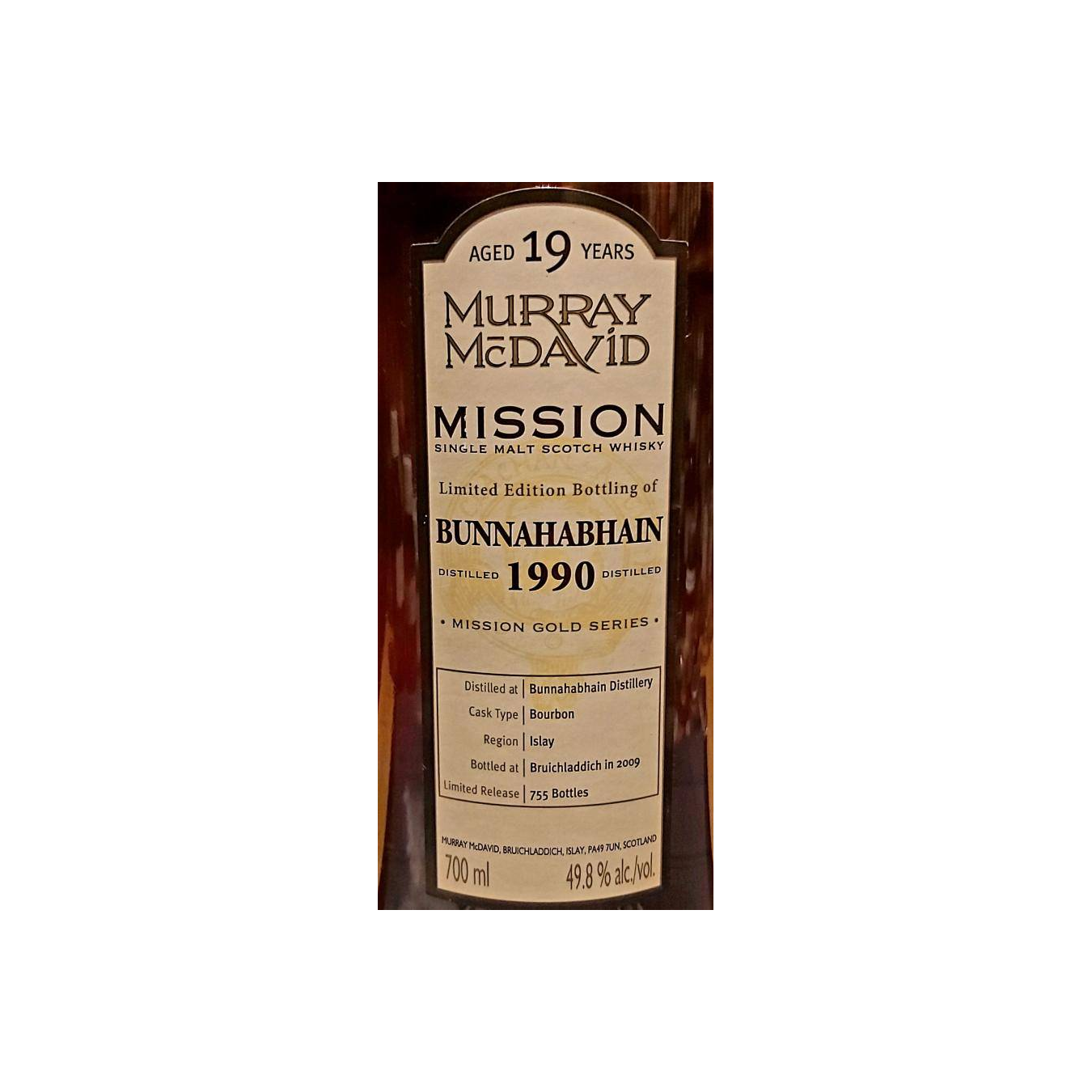 Bunnahabhain 1990 19 Years Single Malt Whisky 2
