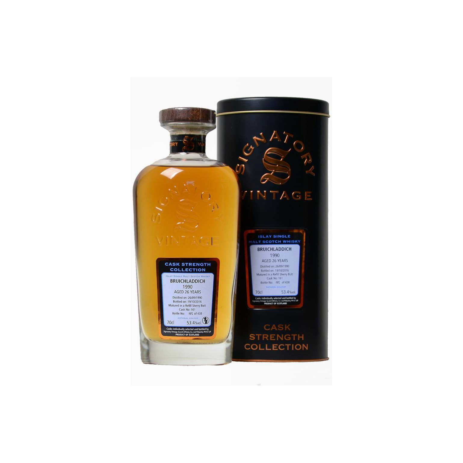 Bruichladdich Cask Strength Collection 1990 26 Years Single Malt Whisky 2