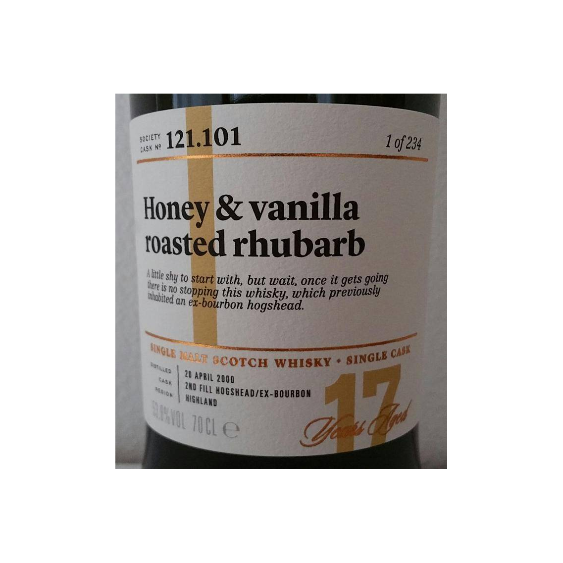The Scotch Malt Whisky Society 2000 17 Years Single Malt Whisky 2