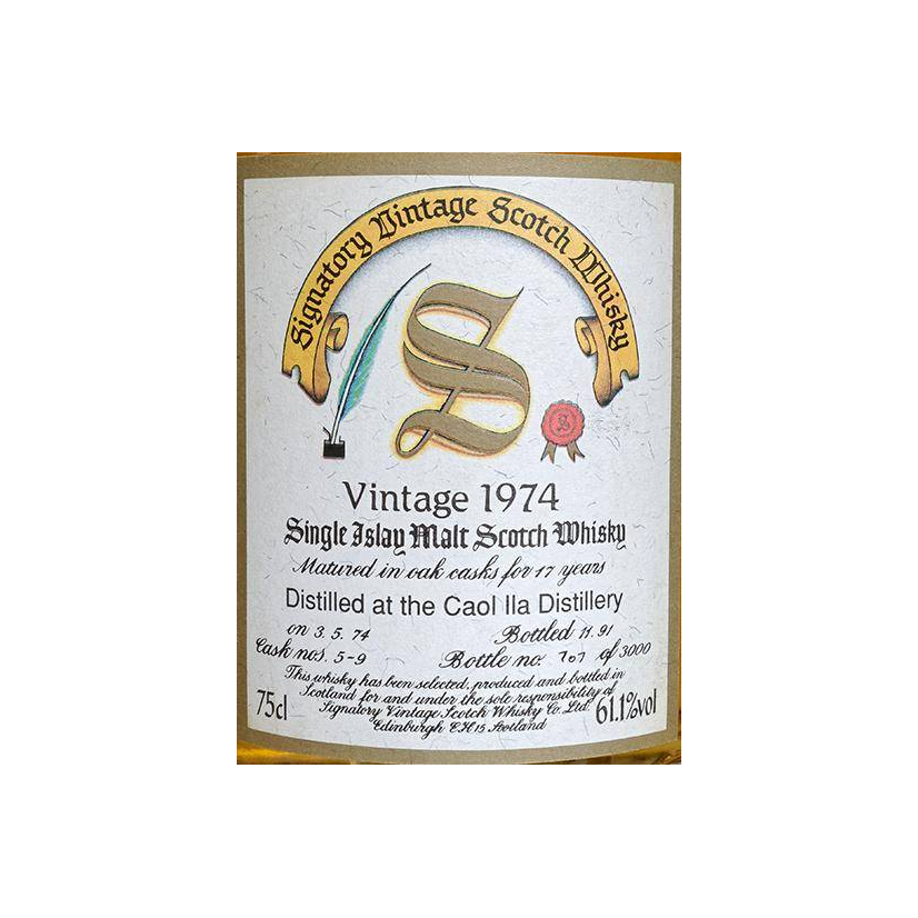 Caol Ila Vintage Collection - Dumpy 1974 17 Years Single Malt Whisky 2