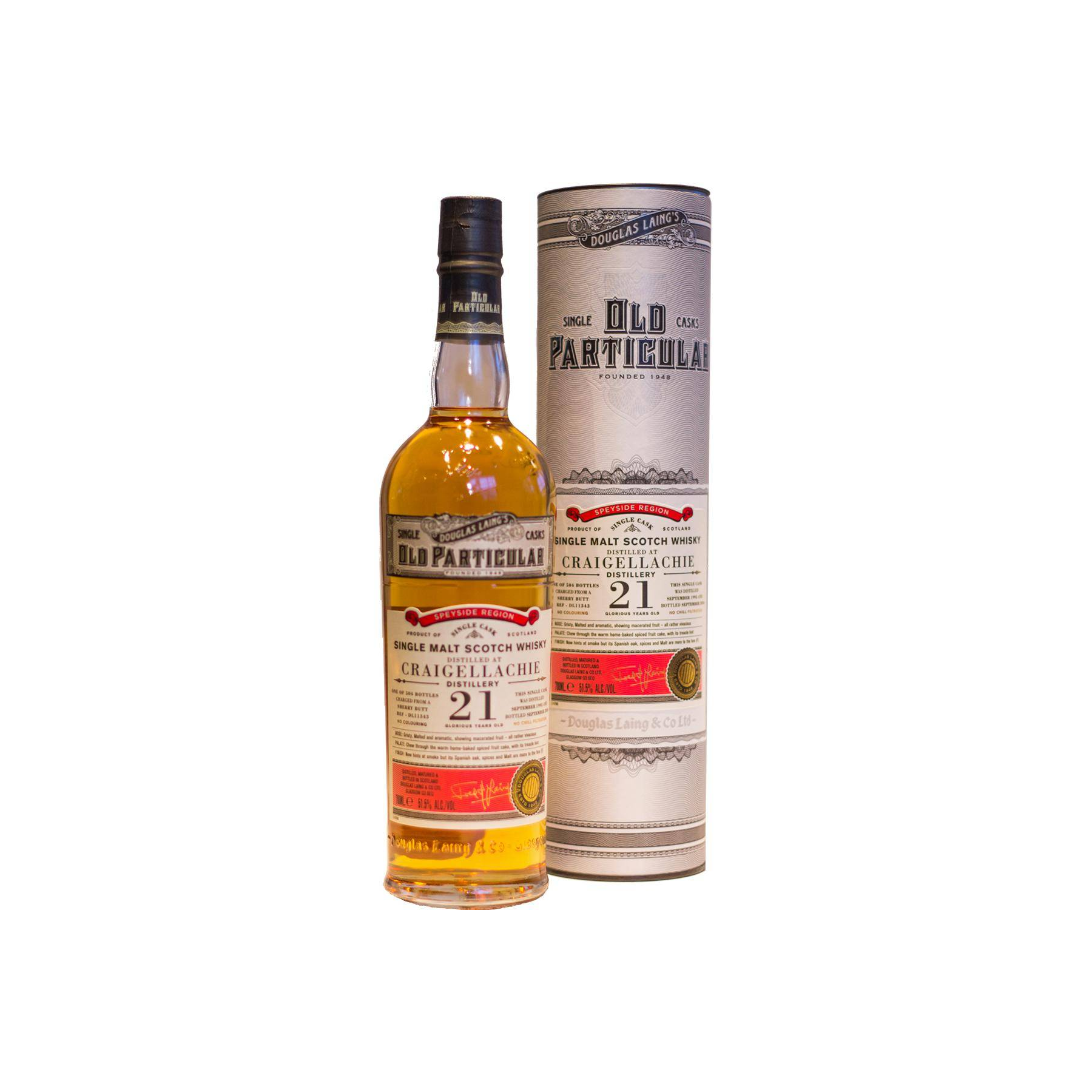 Craigellachie Old Particular 1995 21 Years Single Malt Whisky 2