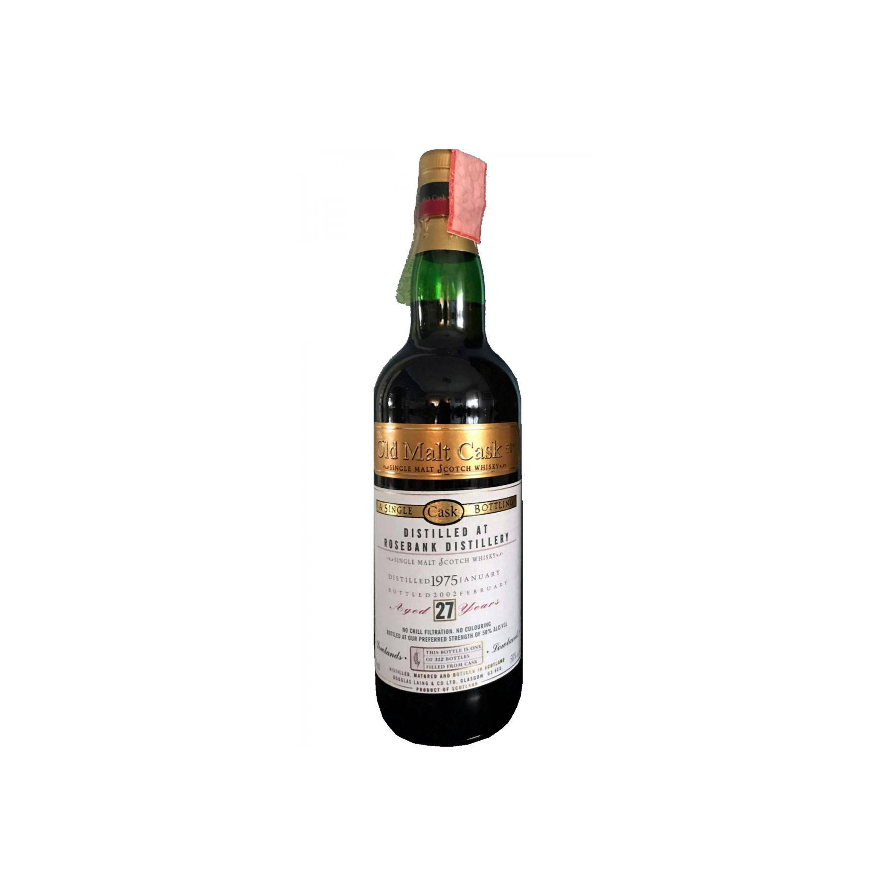 Rosebank Old Malt Cask 1975 27 Years Single Malt Whisky