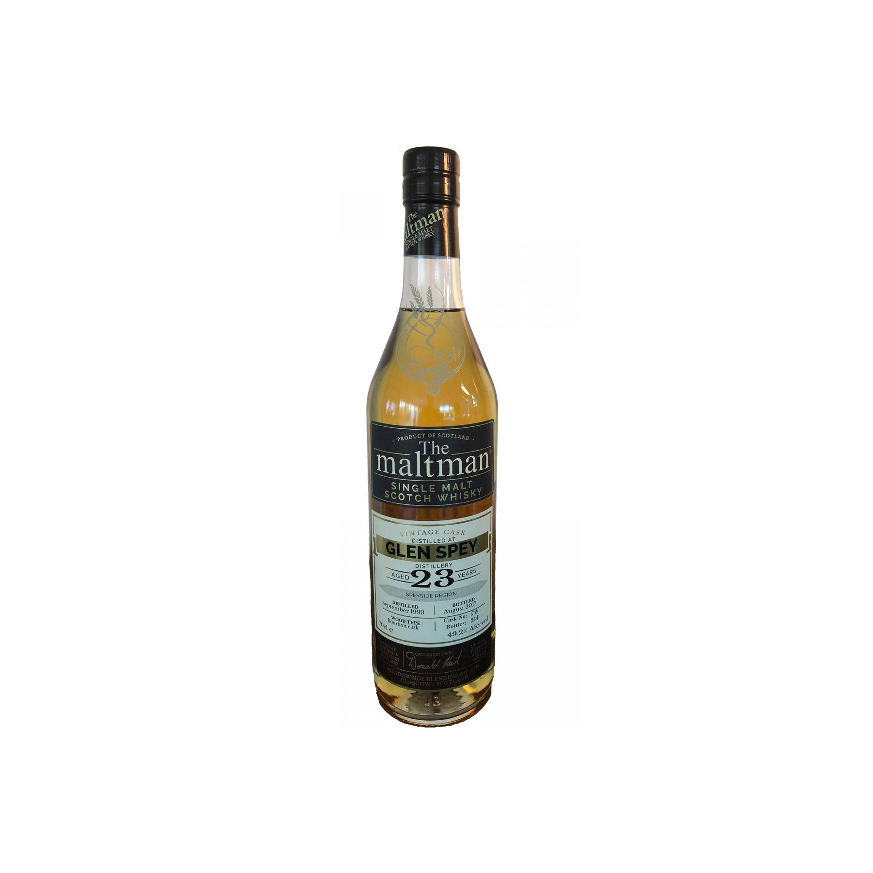 Glen Spey 1993 23 Years Single Malt Whisky