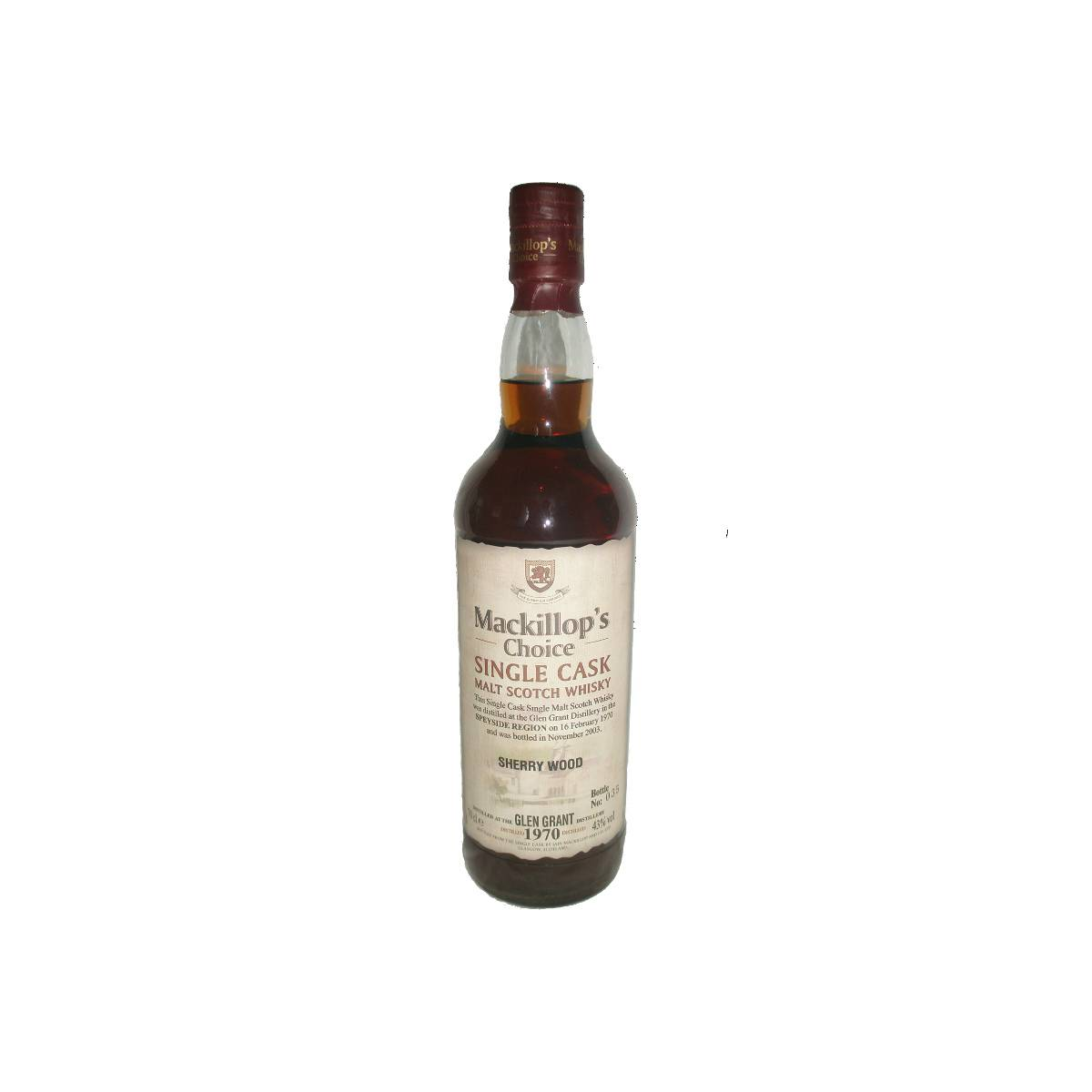Glen Grant Single Cask 1970 33 Years Single Malt Whisky