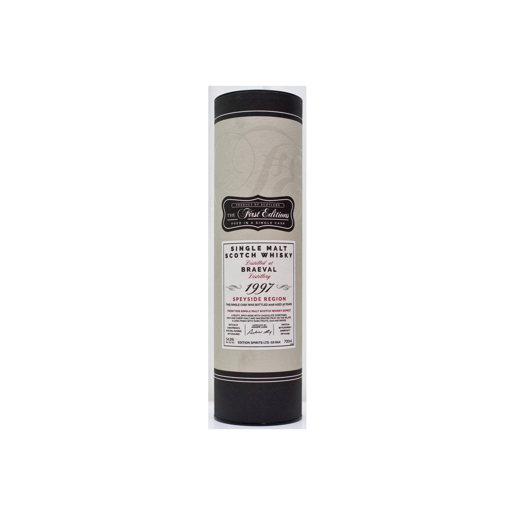 Braeval The First Editions 1997 18 Years Single Malt Whisky 3