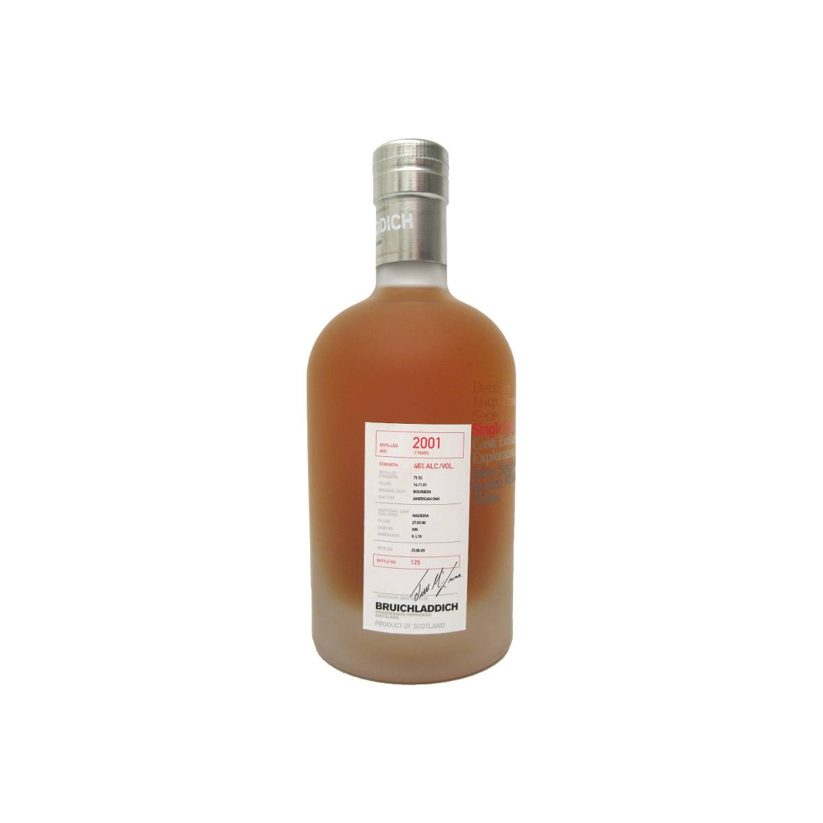 Bruichladdich 2001 7 Years Single Malt Whisky