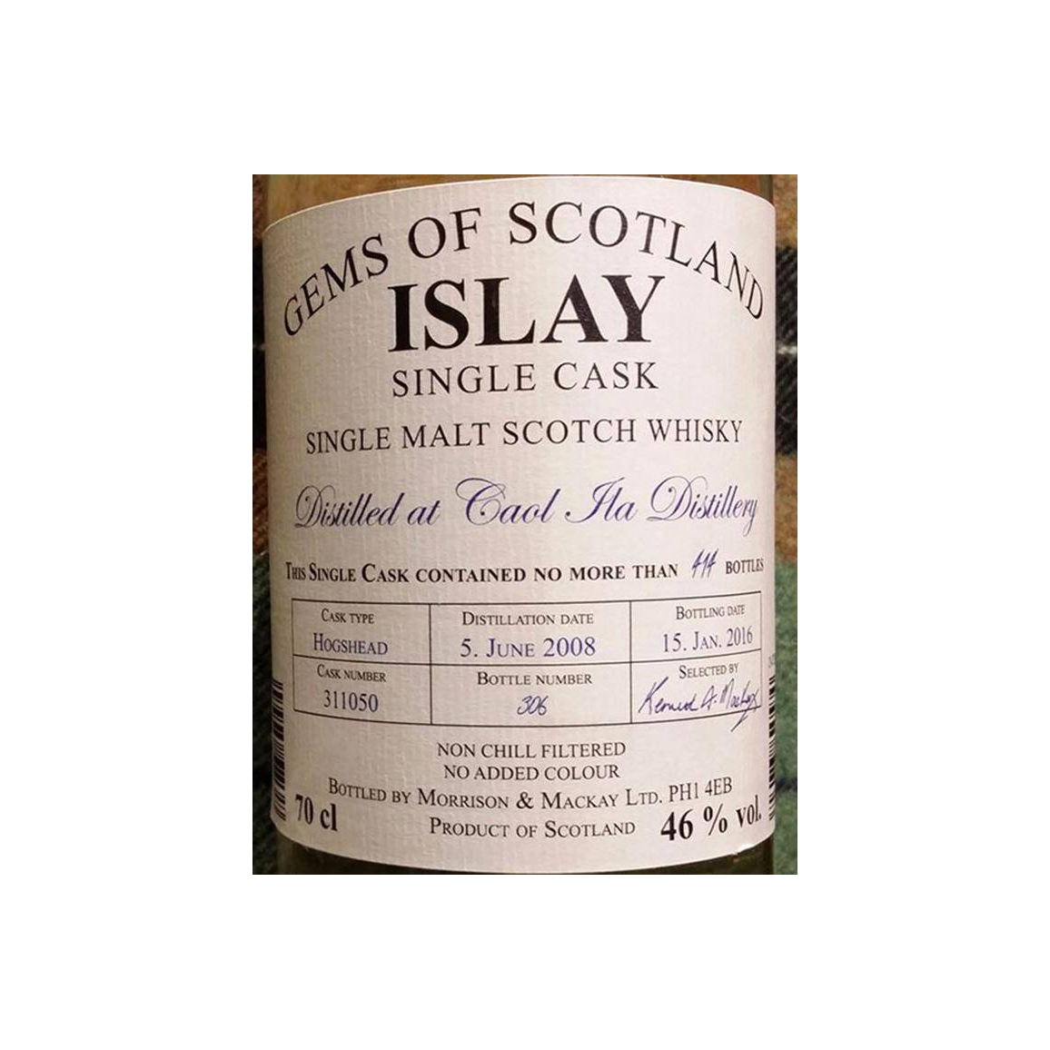 Caol Ila 2008 7 Years Single Malt Whisky