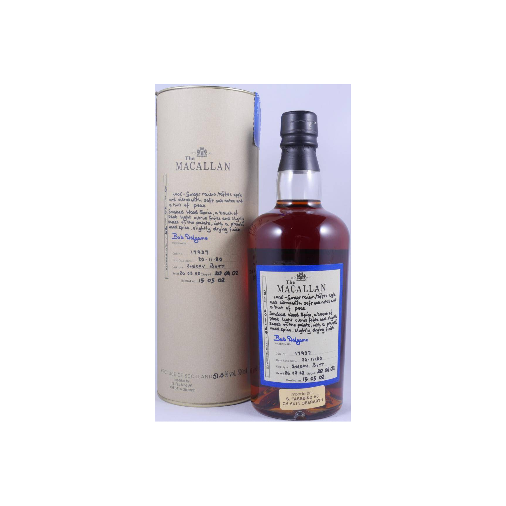 The Macallan 1980 21 Years Single Malt Whisky 3