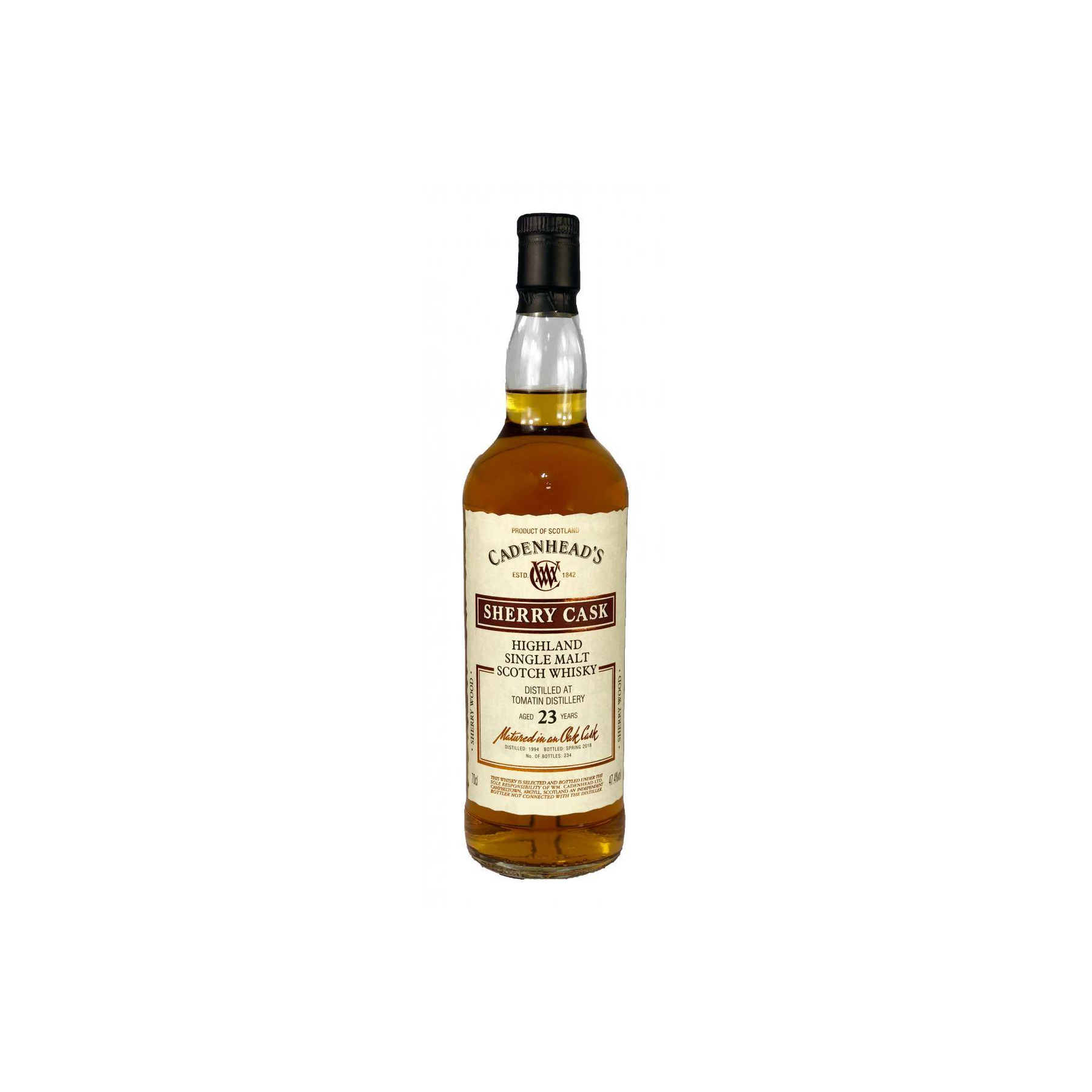 Tomatin 1994 23 Years Single Malt Whisky