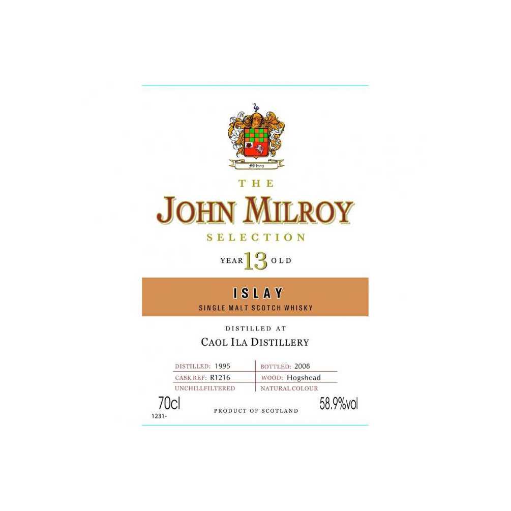 Caol Ila 1995 13 Years Single Malt Whisky