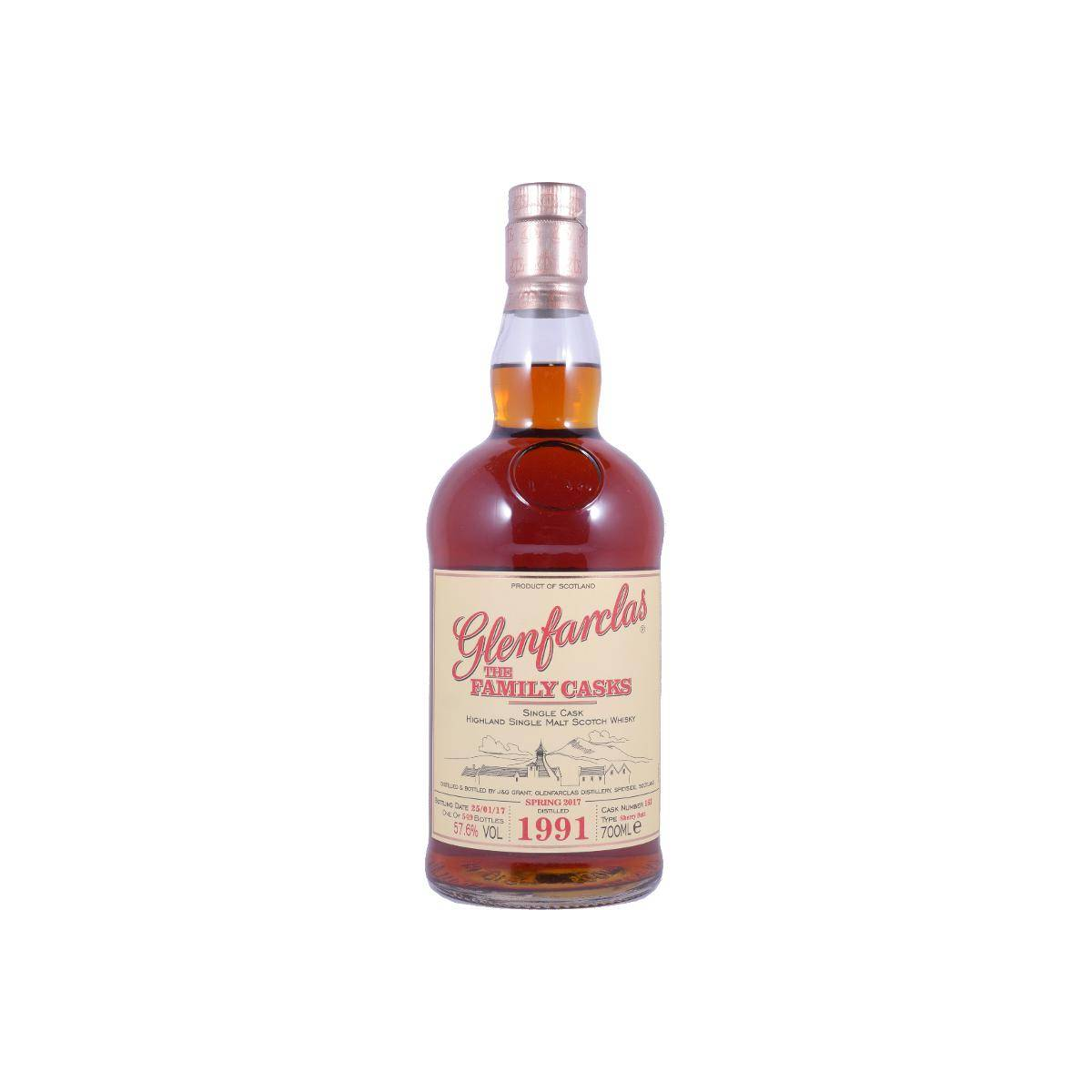 Glenfarclas 1991 25 Years Single Malt Whisky