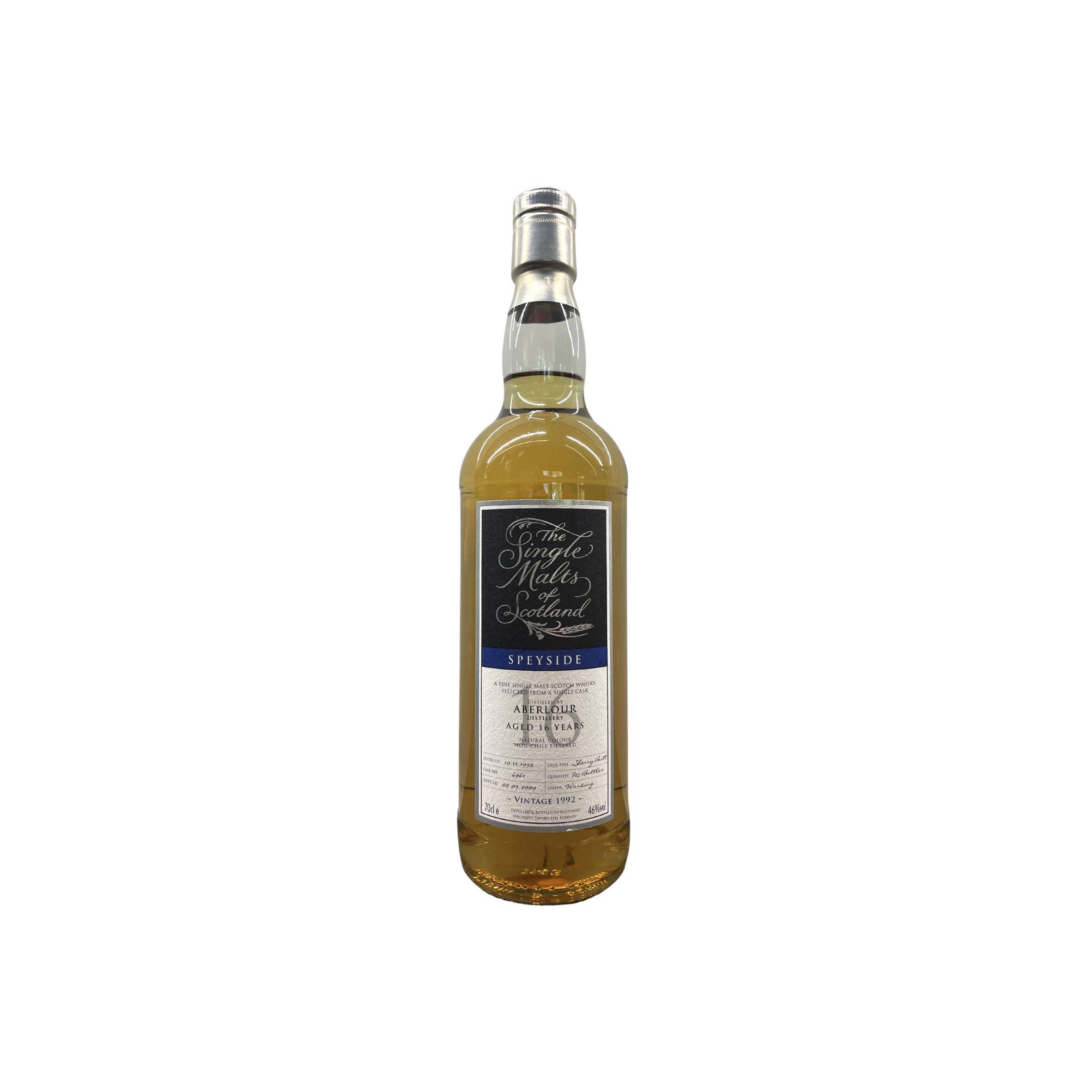 Aberlour The Single Malts of Scotland 1992 16 Years Single Malt Whisky