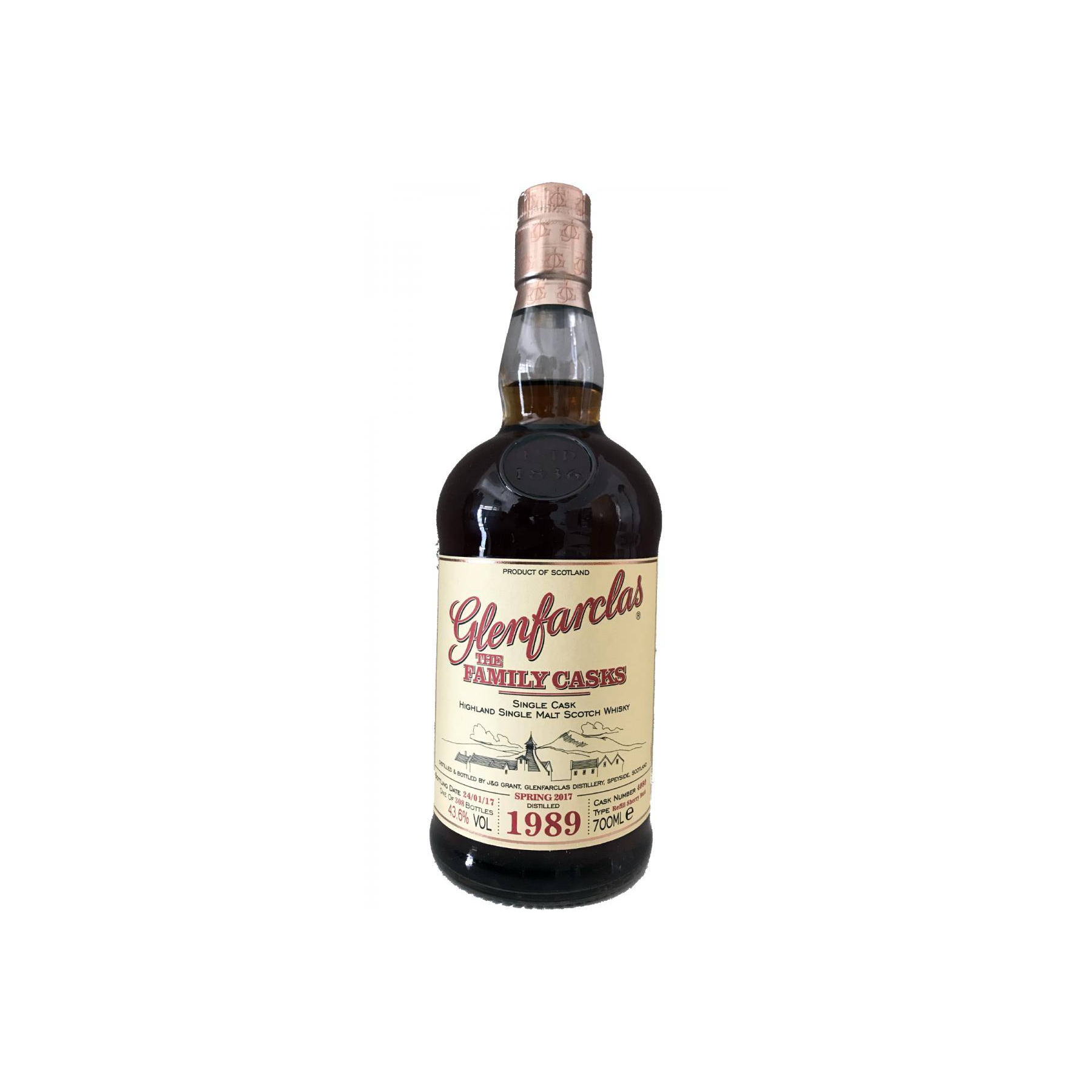 Glenfarclas 1989 27 Years Single Malt Whisky