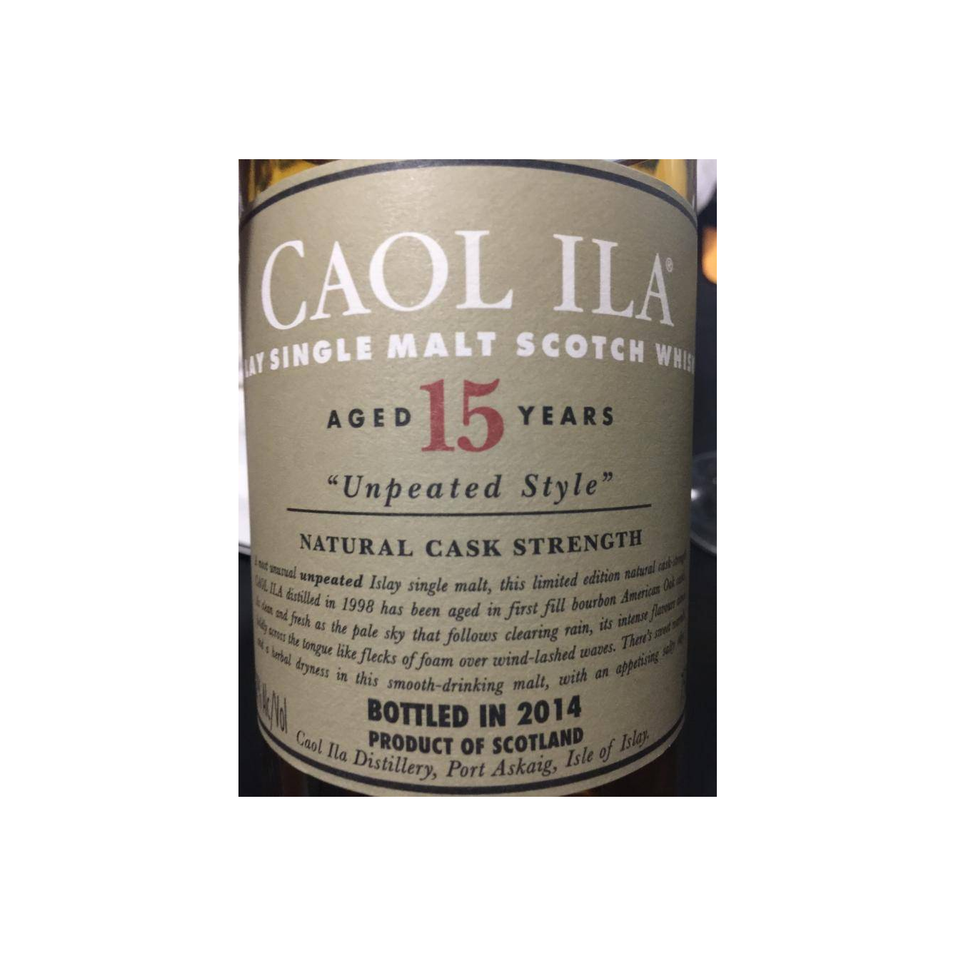 Caol Ila 1998 15 Years Single Malt Whisky 2