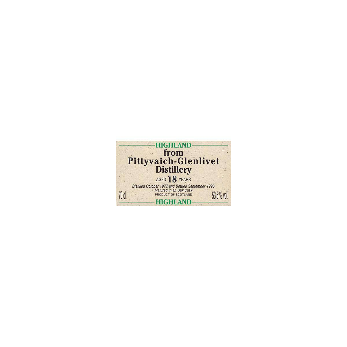 Pittyvaich Authentic Collection 1977 18 Years Single Malt Whisky 2