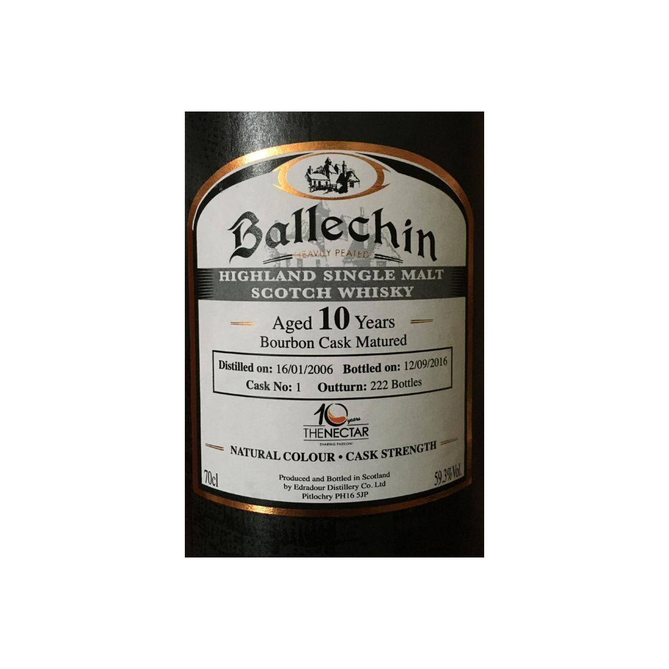 Ballechin 2006 10 Years Single Malt Whisky 3