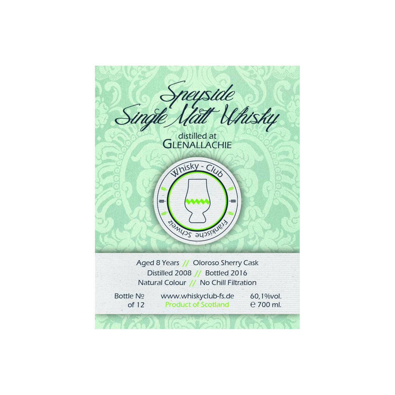 The GlenAllachie 2008 8 Years Single Malt Whisky