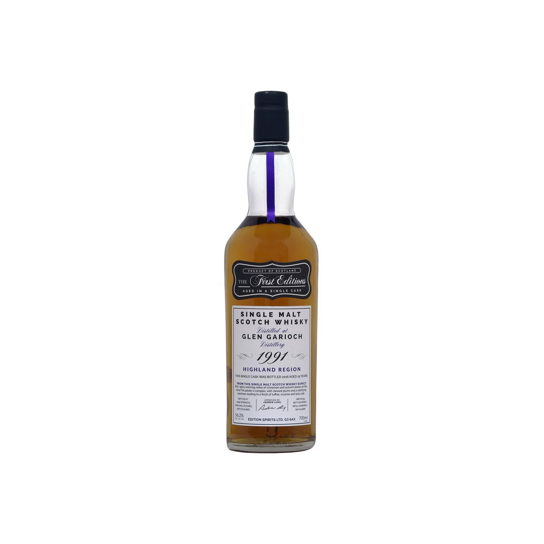 Glen Garioch The First Editions 1991 25 Years Single Malt Whisky