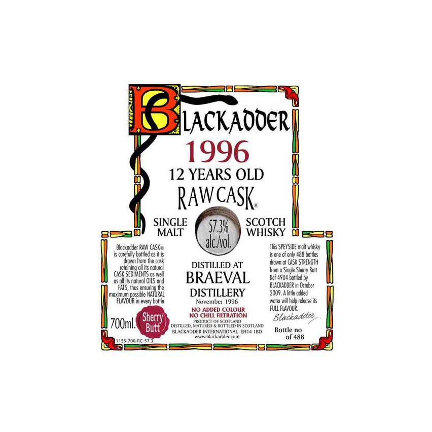 Braeval Raw Cask 1996 12 Years Single Malt Whisky 2